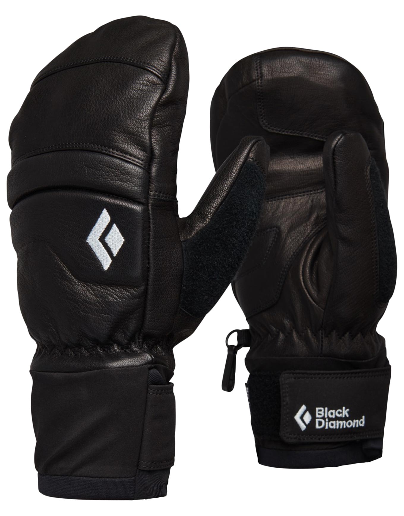 Moufles de freeride en PrimaLoft® - W Spark Mitts Black Black en Cuir - Taille L - Noir