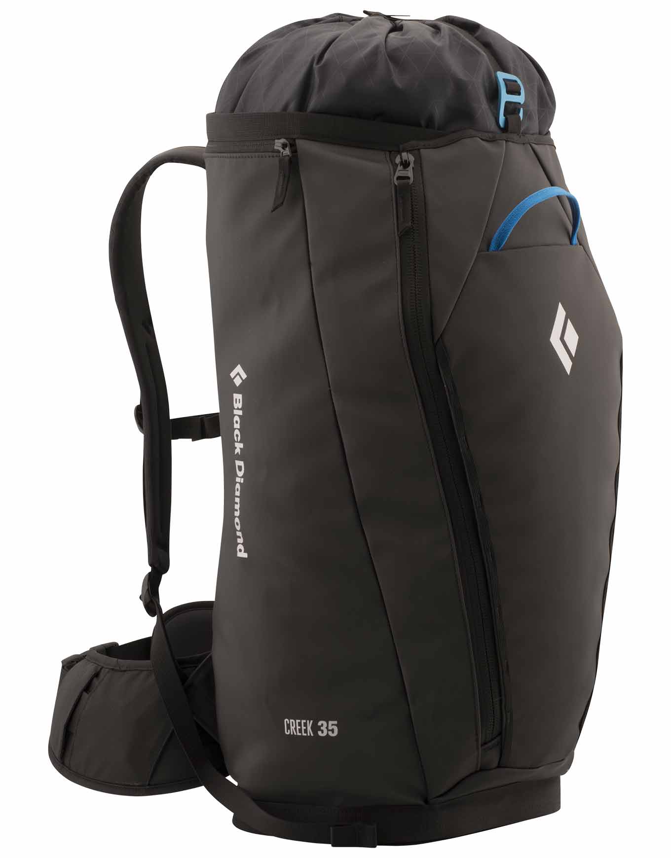 Sac à dos d'escalade imperméable - Creek 35 Black - Taille S/M - Noir