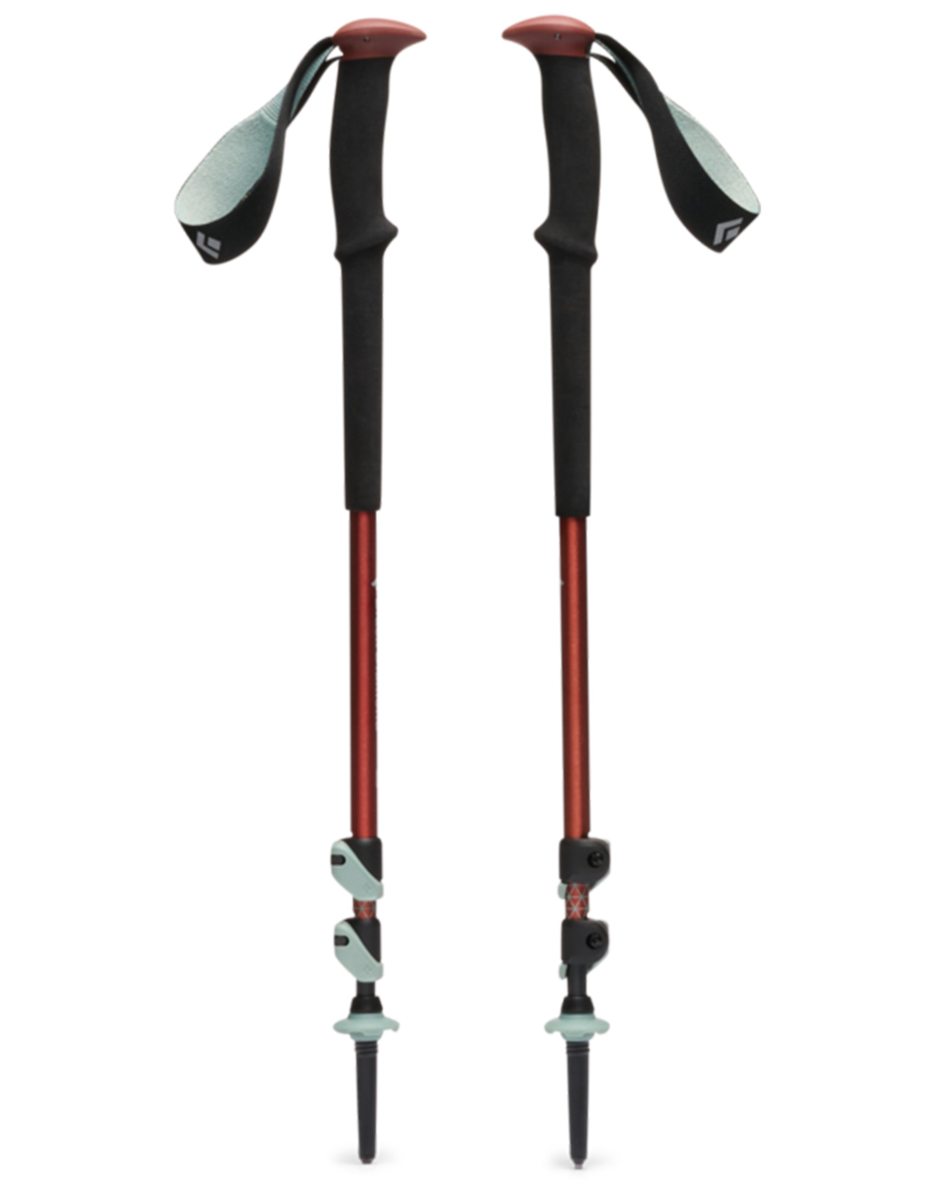 Bâtons de randonnée - Trail Trekking Poles Iron Red en Aluminium - Marron