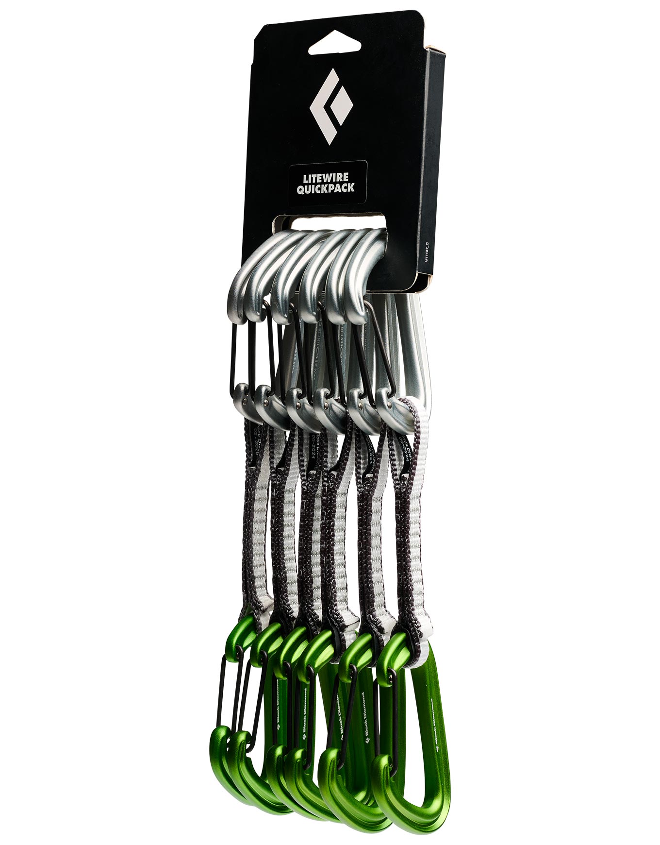 Pack de 6 dégaines d'escalade - Litewire Quickpack 12 cm Envy Green - Vert