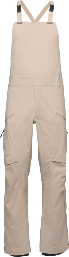 Salopette de ski de randonnée - M Factor Bibs Moonstone en Nylon - Taille L - Beige