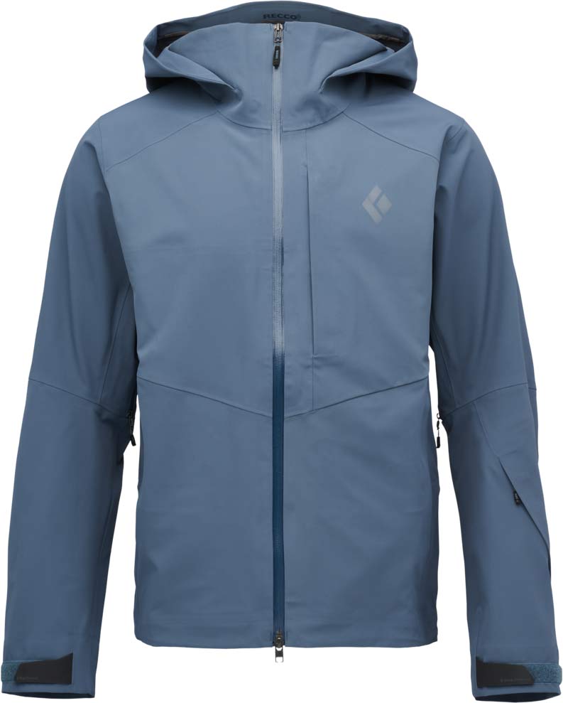 Veste de ski de randonnée imperméable et respirante - M Recon Stretch Shell Midnight Blue en Nylon - Taille S - Bleu