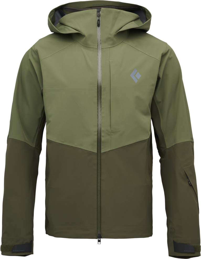 Wasserfeste und atmungsaktive Jacke für Skiwanderungen M Recon Stretch Shell Tundra Dark Moss für Herren Größe M Grün