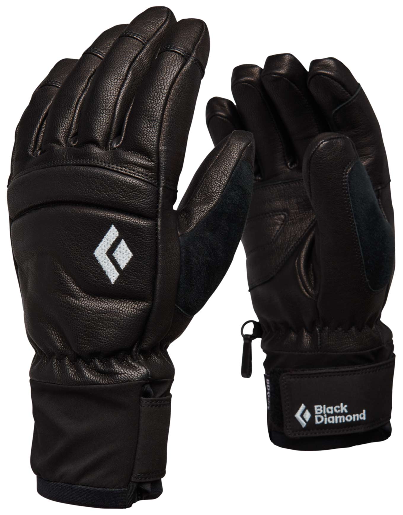 Freeride Handschuhe aus PrimaLoft® W Spark Gloves Black / Black für Damen aus Leder Größe S schwarz