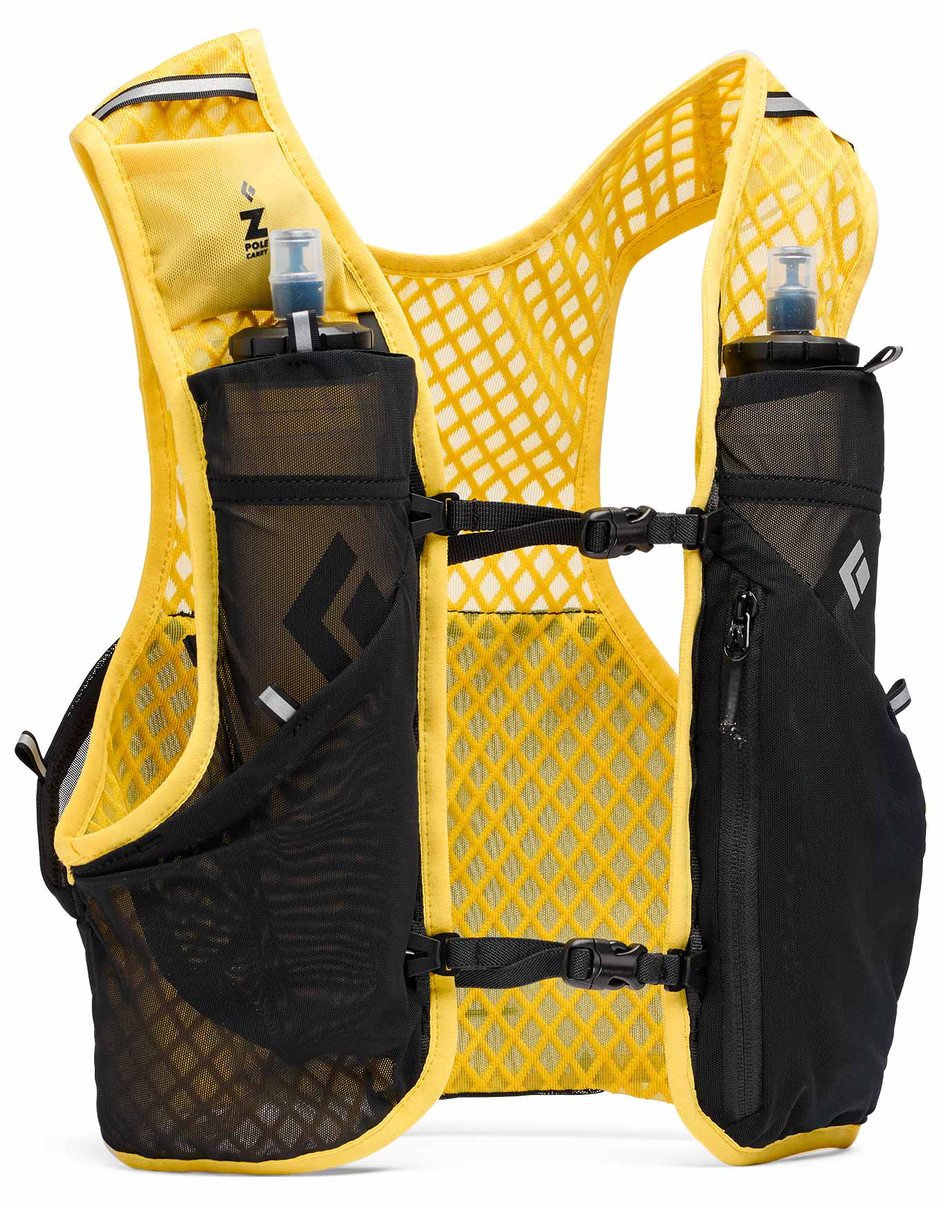 Gilet de trail - Distance 2 Soft Ochre en Nylon - Taille M - Jaune
