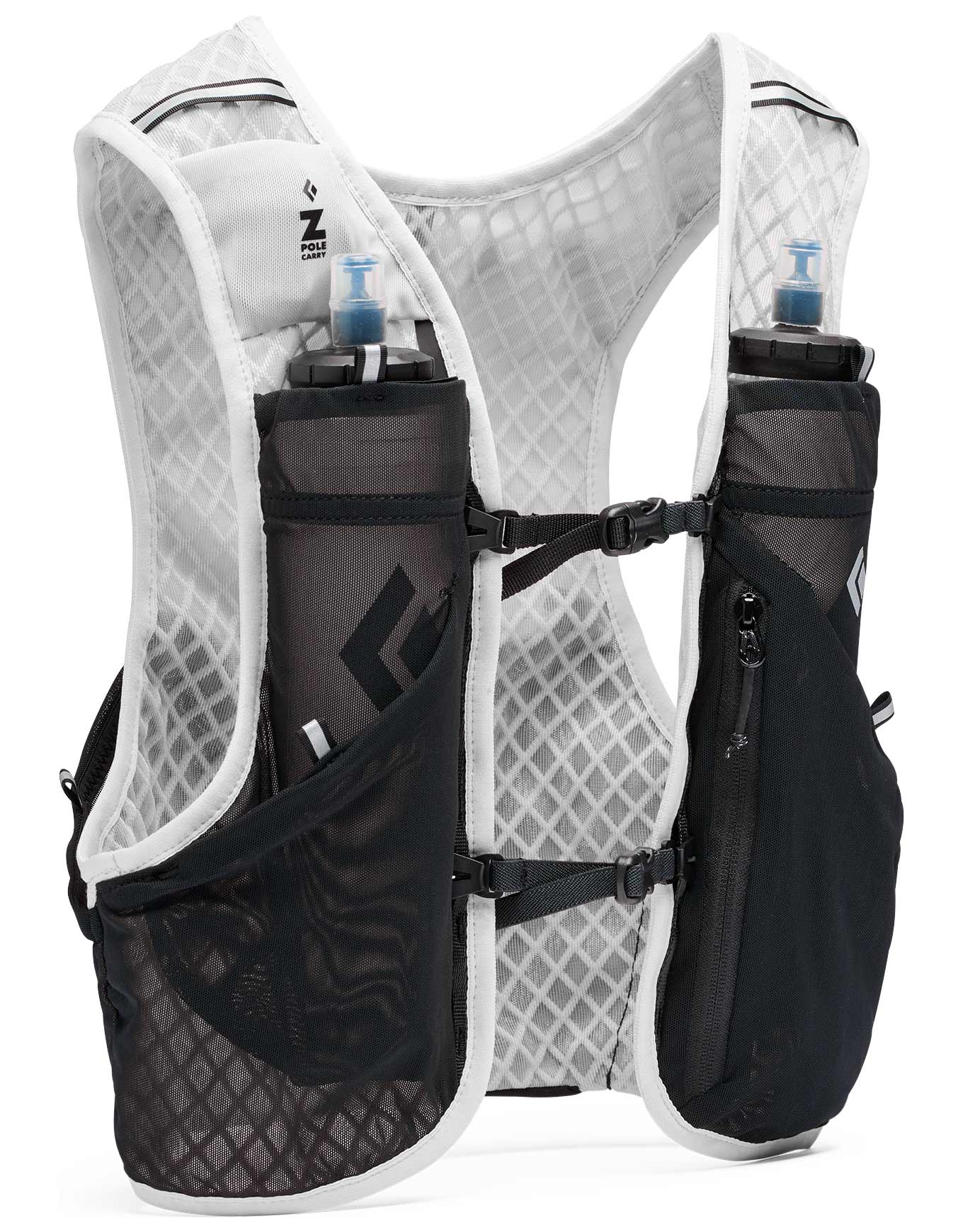 Gilet de trail - Distance 6 Alloy en Nylon - Taille S - Blanc
