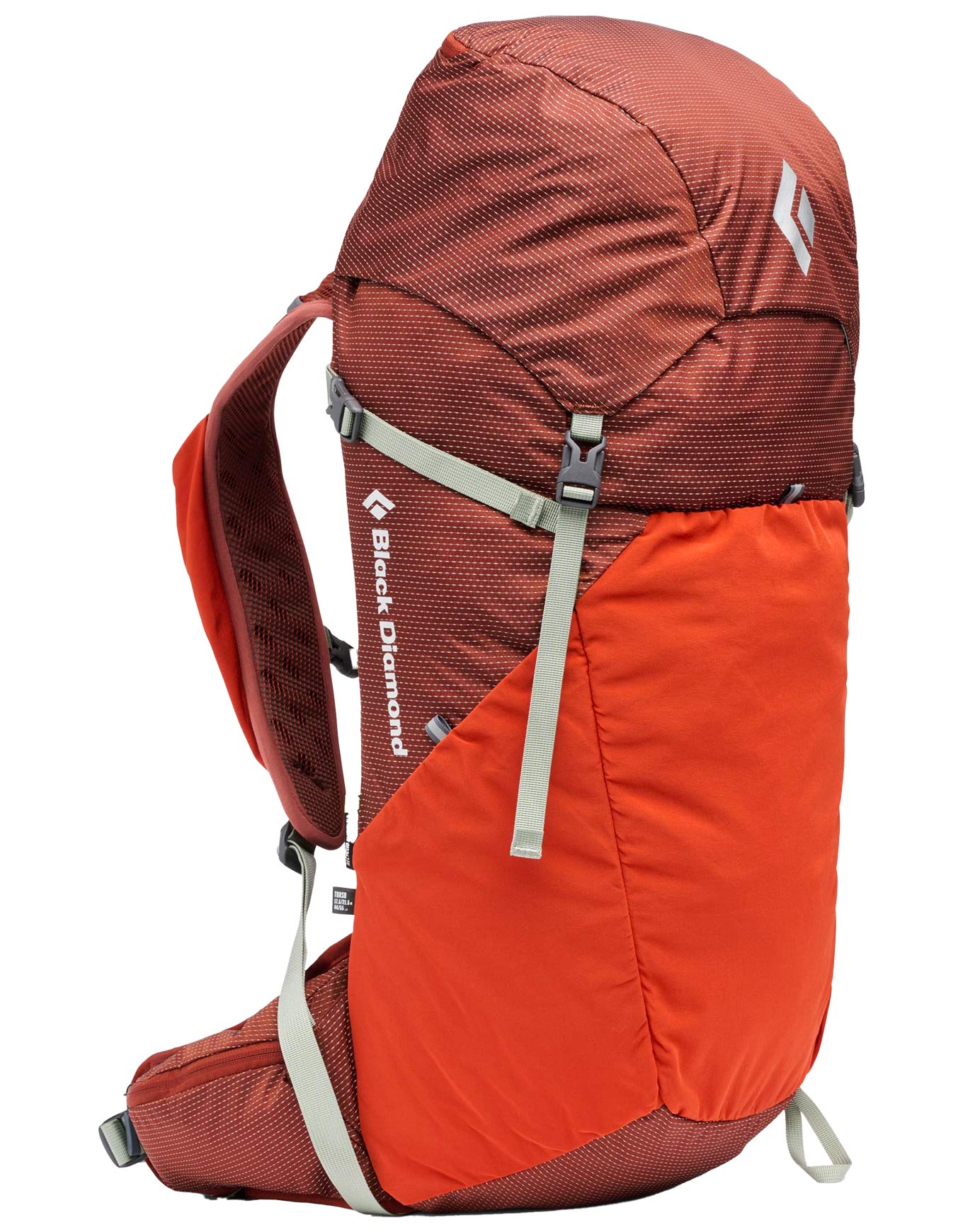 Sac de randonnée journée - Trail Vista 28 Burnt Sienna en Nylon - Taille S/M - Rouge