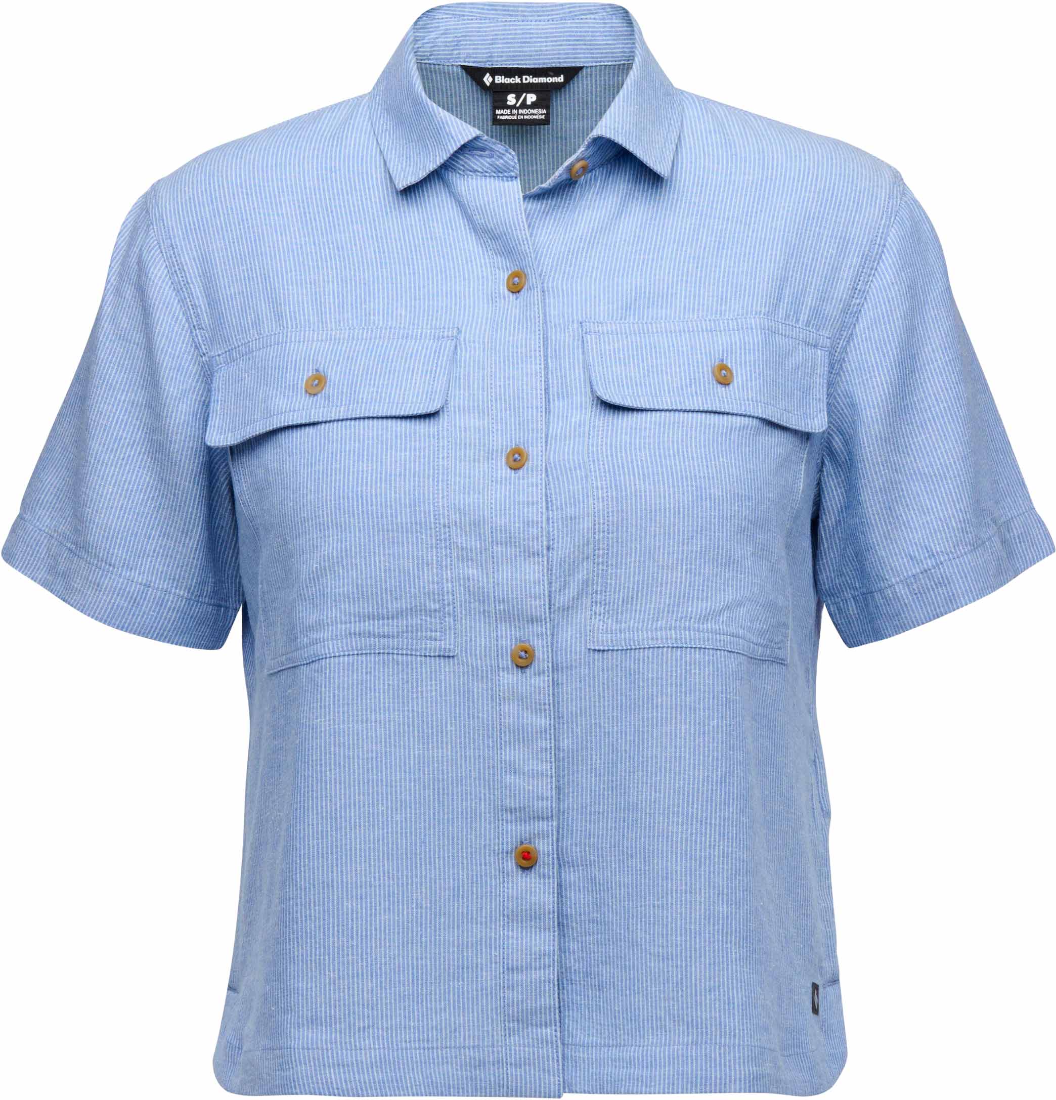 Chemise en matière respirante et légère - W Scenic Route SS Shirt Clean Blue-Fog Blue - Taille M - Bleu