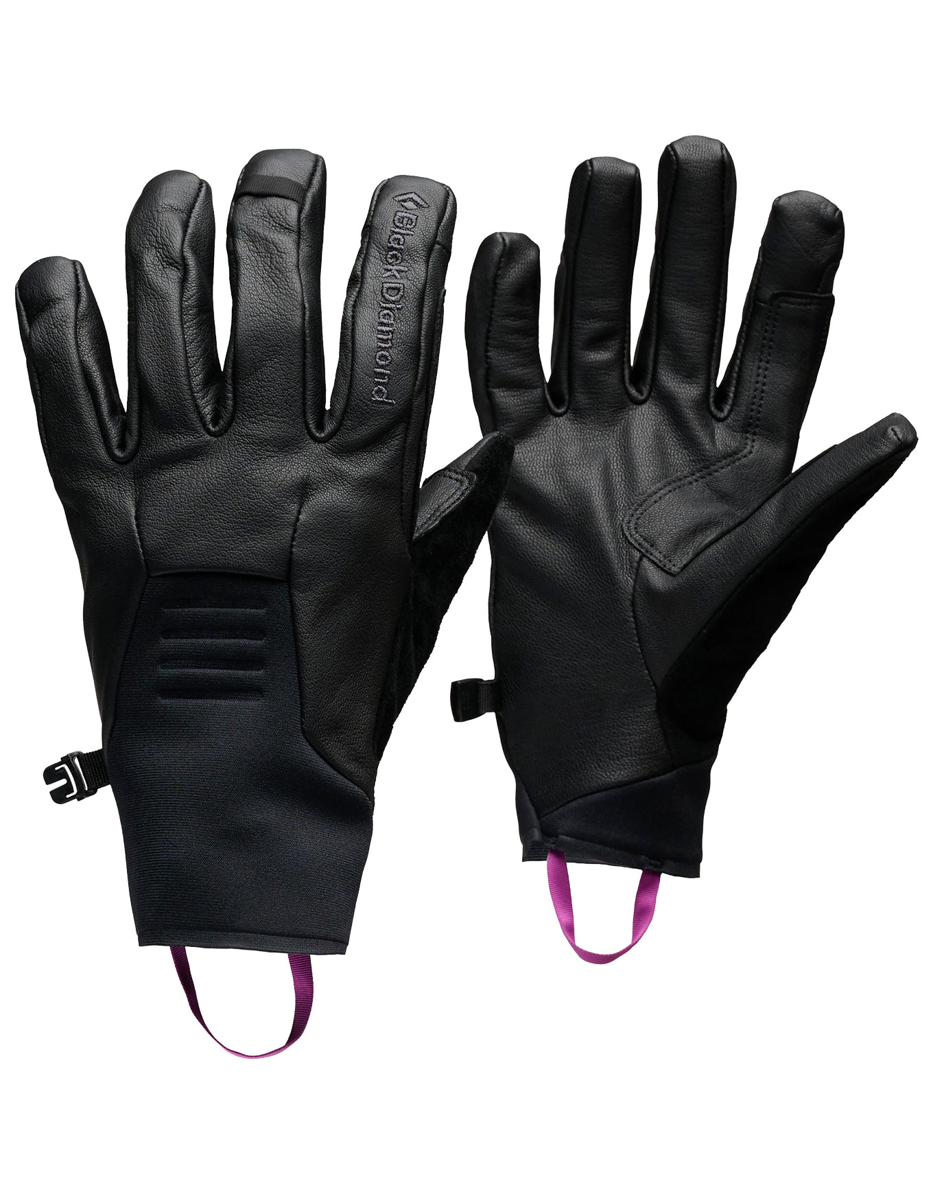 Gants en cuir et néoprène - Tour Lt Gloves Black en Nylon - Taille XL - Noir