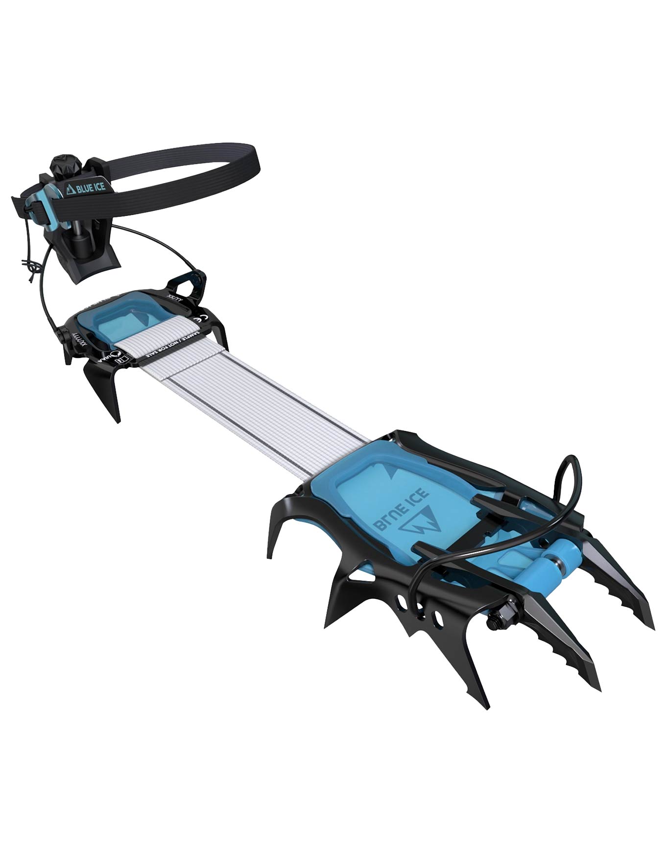 Crampons d'escalade sur glace et d'alpinisme - Harfang Tech - Noir