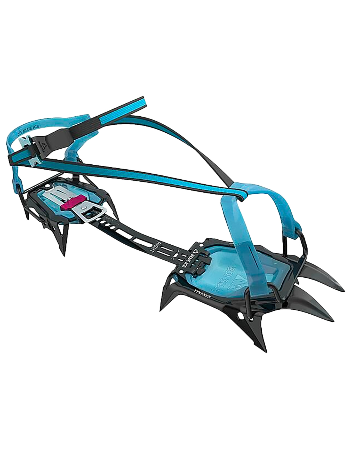 Bergsteiger Steigeisen für Bergsteigen und Gletscherwanderungen Griffin 10 Universal Blau