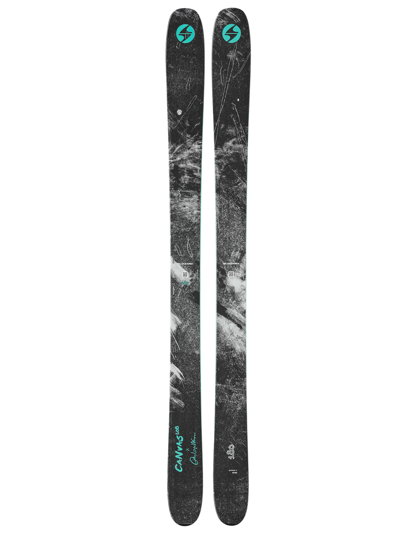 Freeride Skifahren Canvas 108 2026 Größe 180 cm Grau