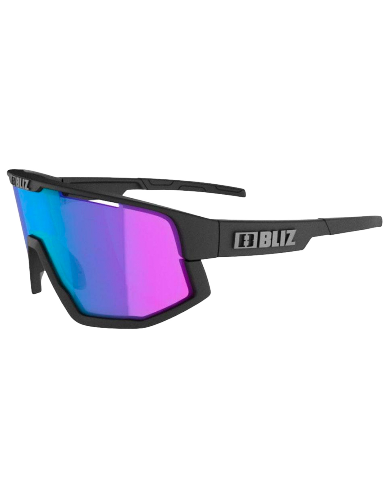 Lunettes de soleil de sport - Fusion Matt Black Nano Nordic Light Begonia Violet W Blue Multi - Noir