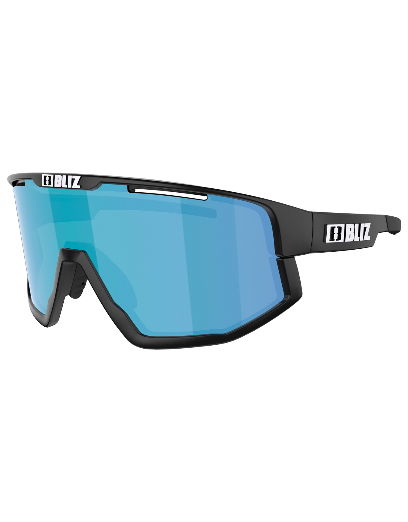 Lunettes de soleil - Vision Matt Black Nano Optics Brown w Blue Multi - Noir