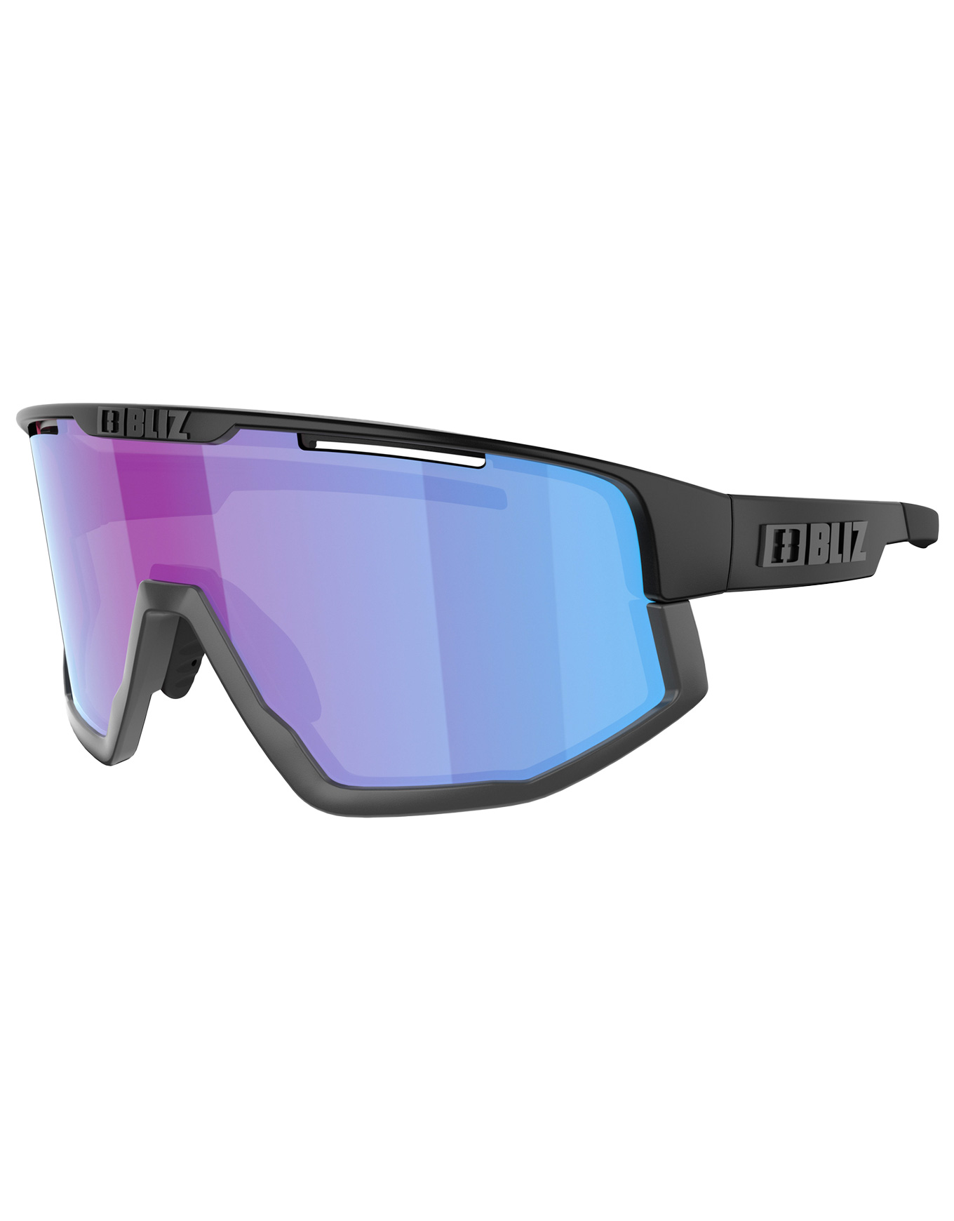 Lunettes de soleil polyvalentes - Vision Matt Black Nano Optics Nordic Light Begonia Violet W Blue Multi - Noir