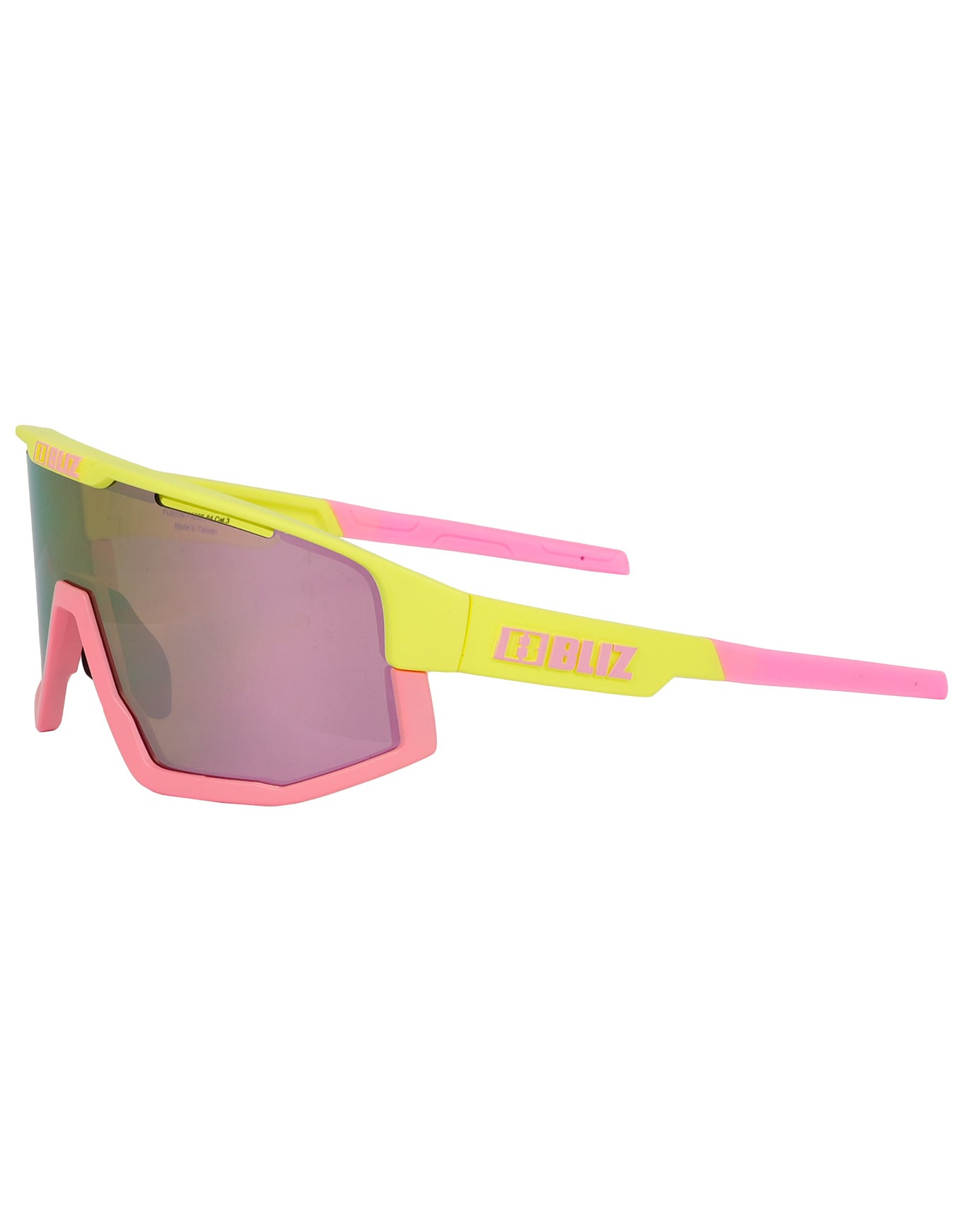 Sport-Sonnenbrillen Fusion Matt Pastel Brown W Pink Multi Blau
