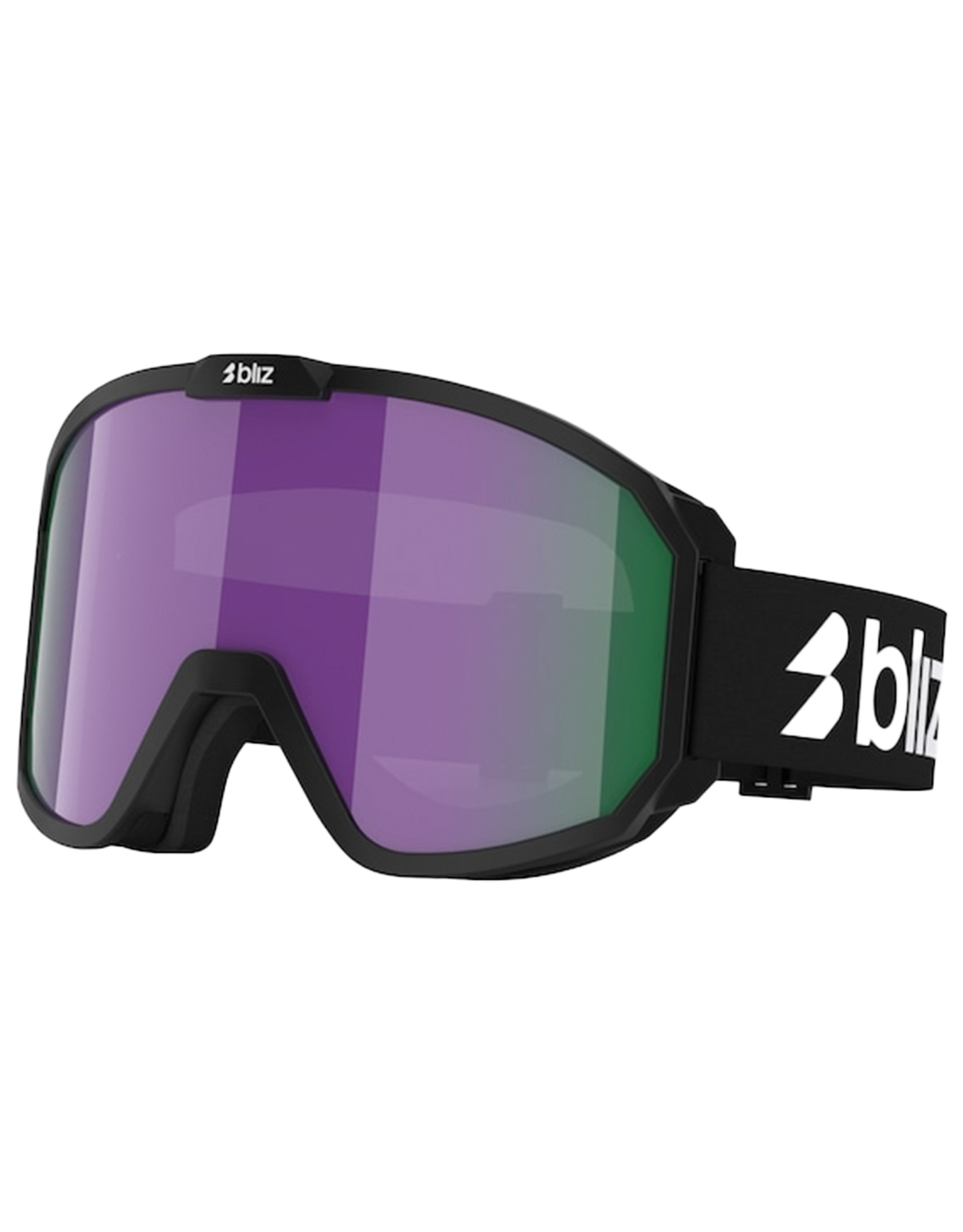 Skibrille Rave Matte Black Brown w/ Purple Multi schwarz