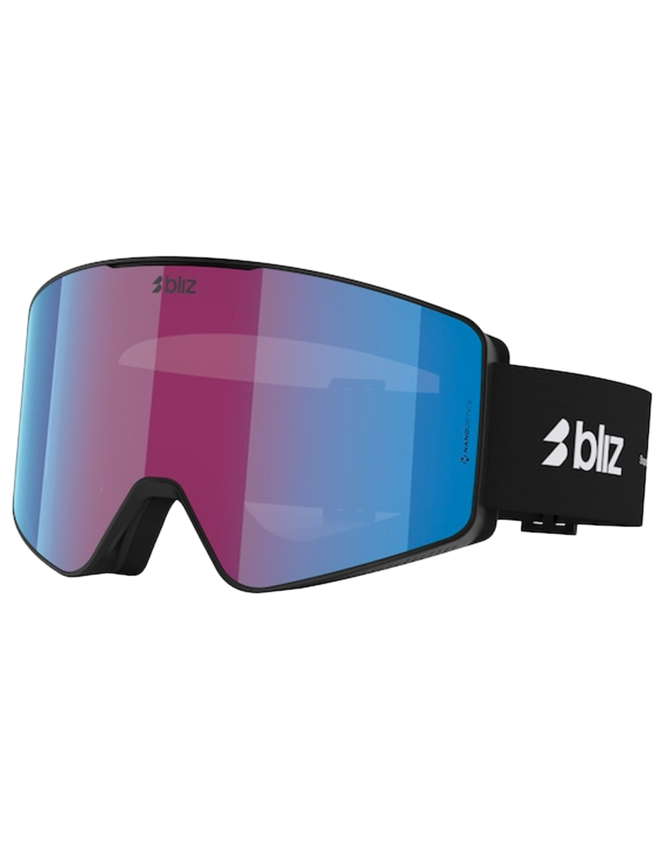 Masque de ski - G001 Matte Black Violet Blue - Noir