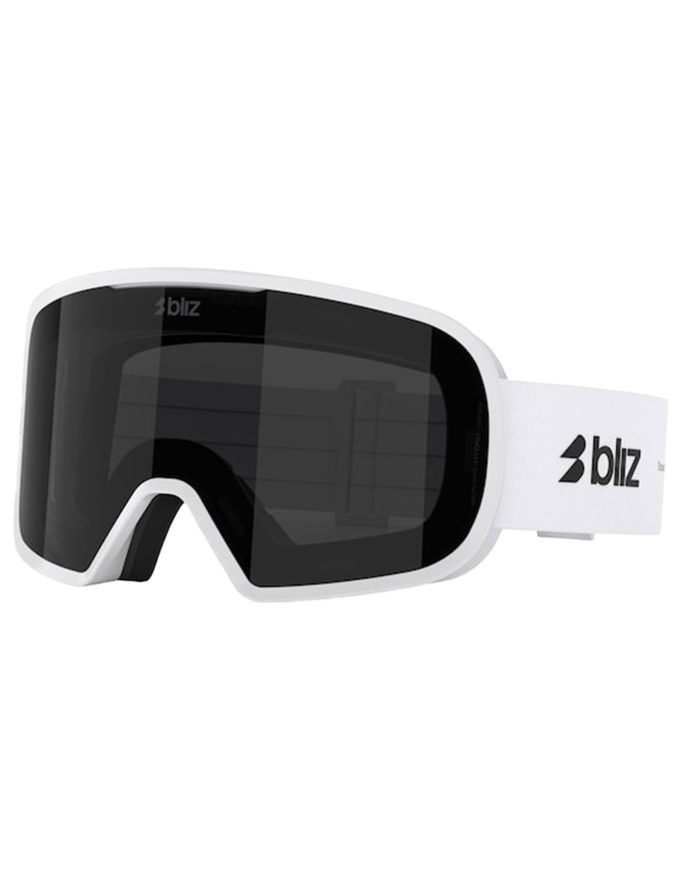 Skibrille G002S Matte White Smoke aus Wolle Weiß