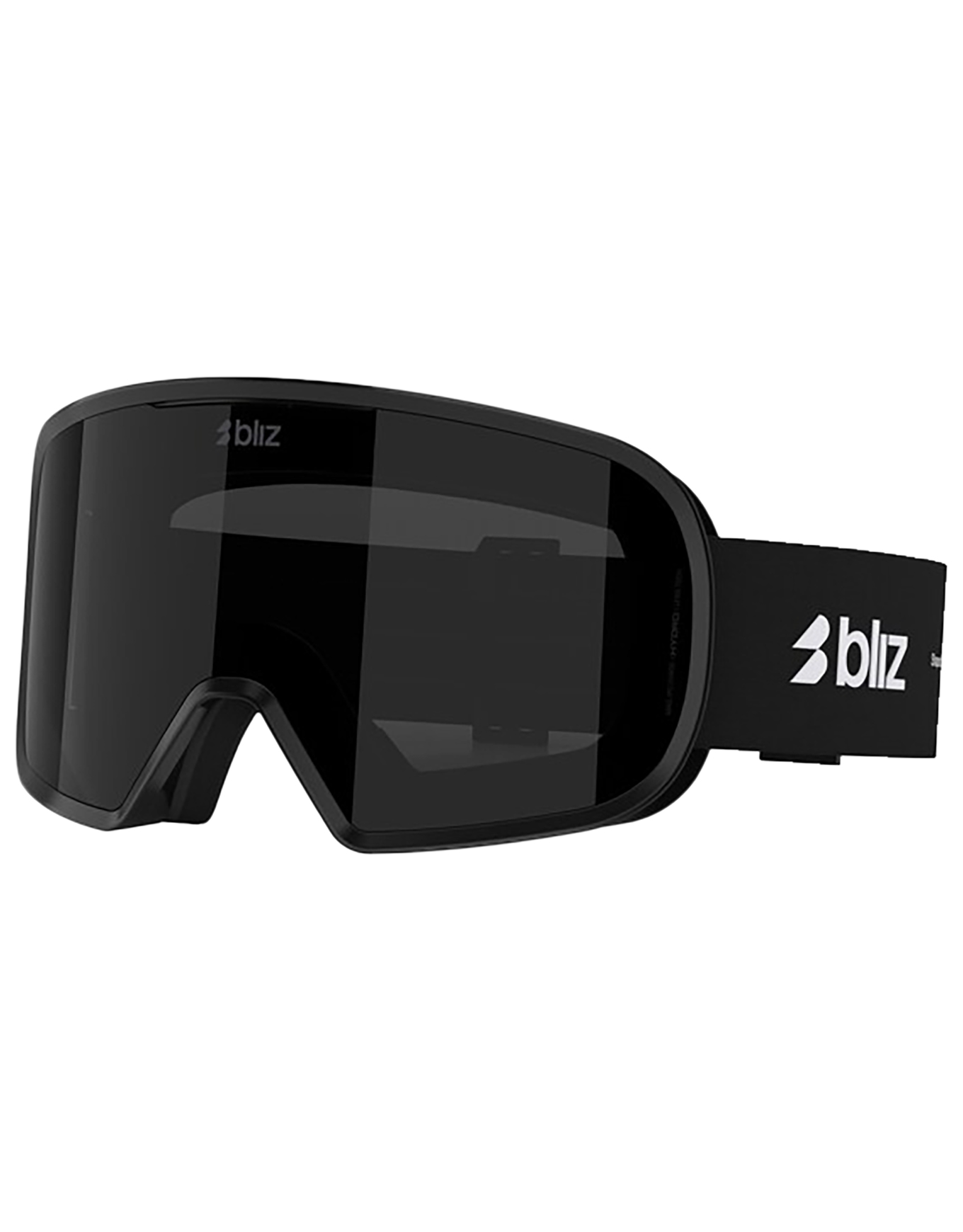 Masque de ski - G002S Matte Black Smoke - Noir