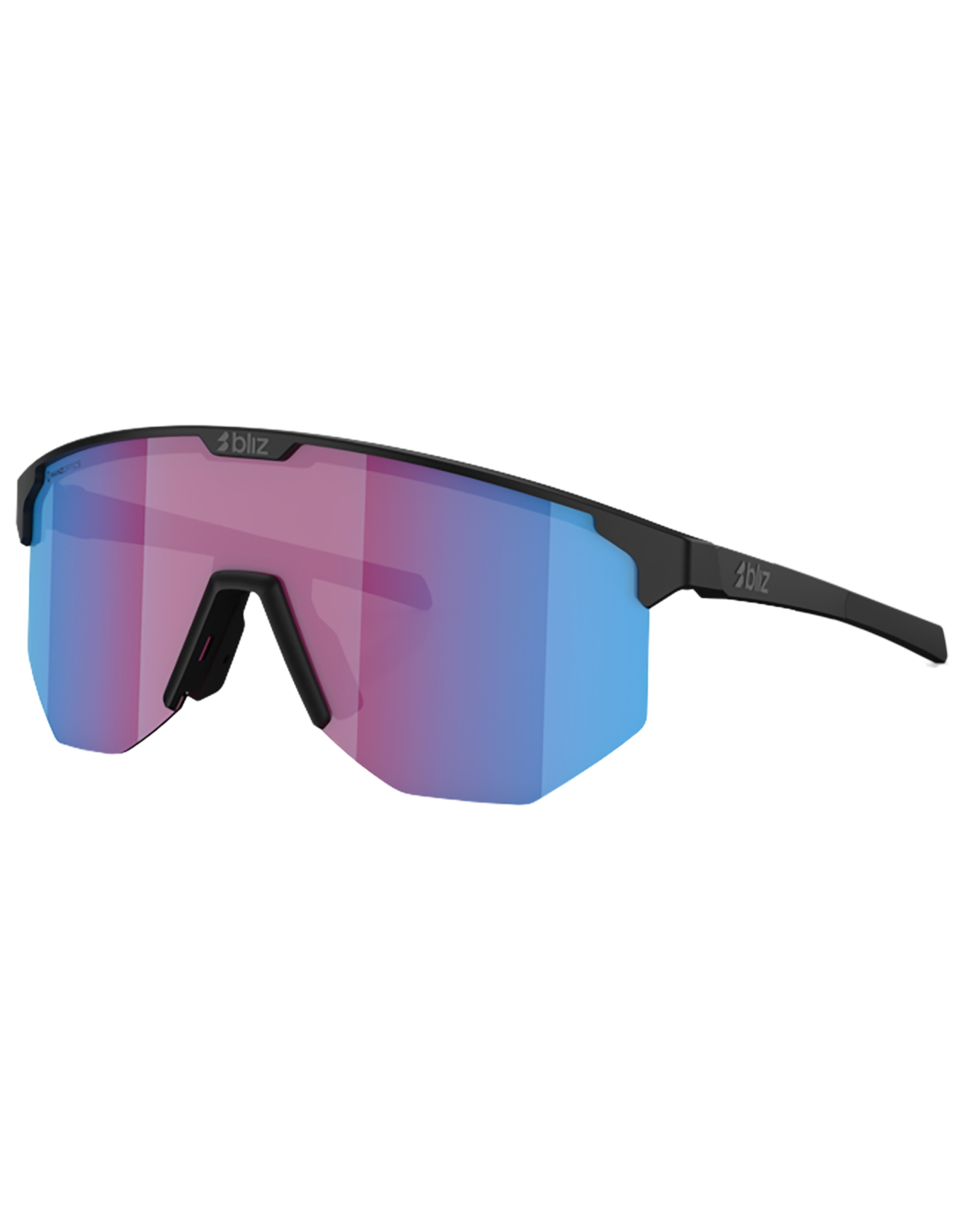 Lunettes de soleil polyvalentes - Hero Small Matt Black Nano Optics Nordic Light Begonia Violet w Blue Multi - Noir