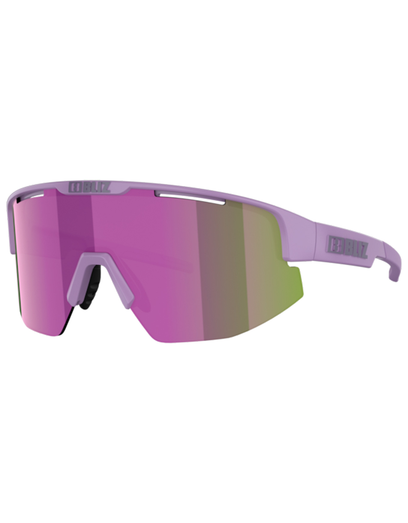 Vielseitige Sonnenbrille Matrix Matt Purple Brown w Purple Multi aus Wolle Violett