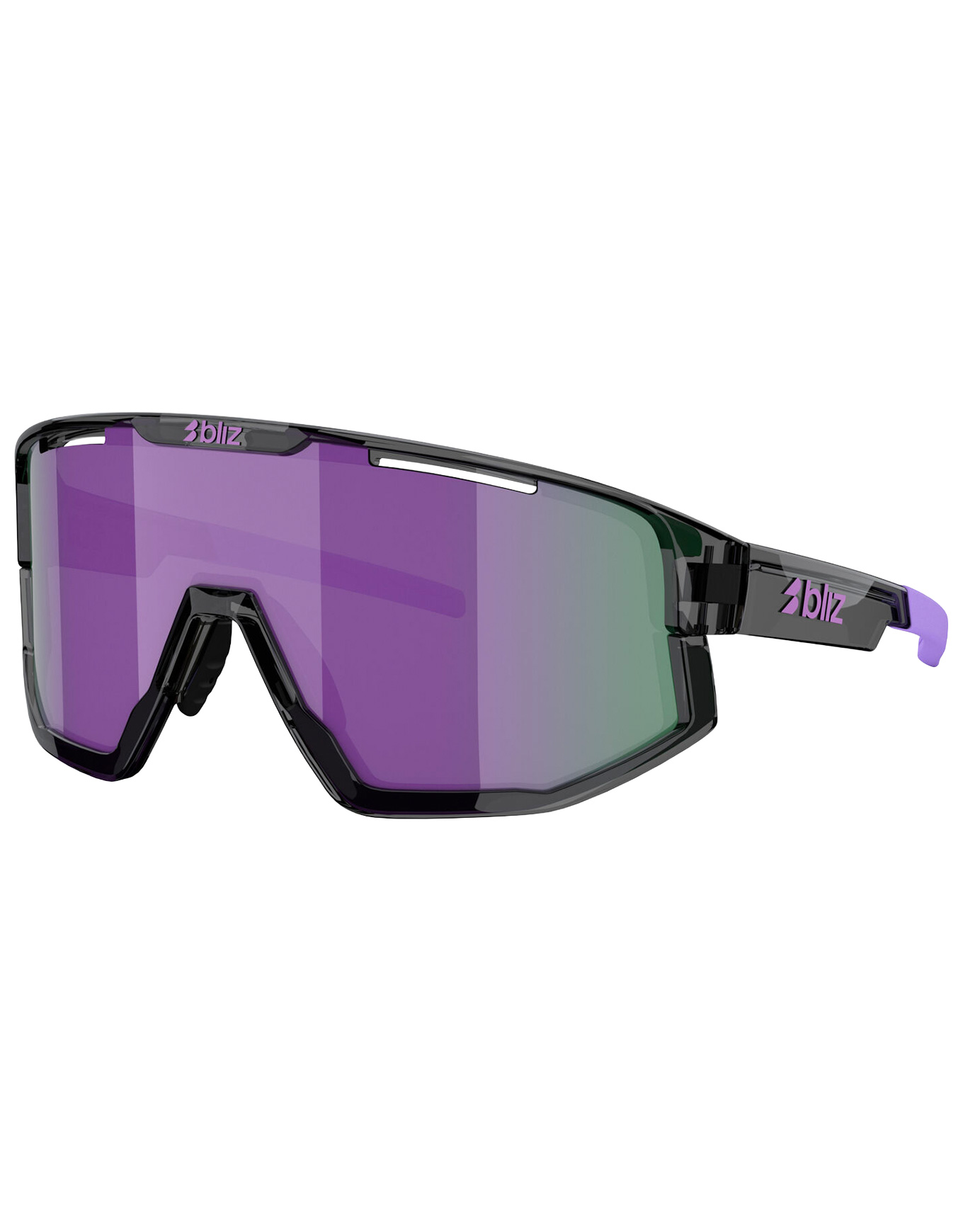 Sonnenbrille Fusion Small Crystal Black/Grey schwarz