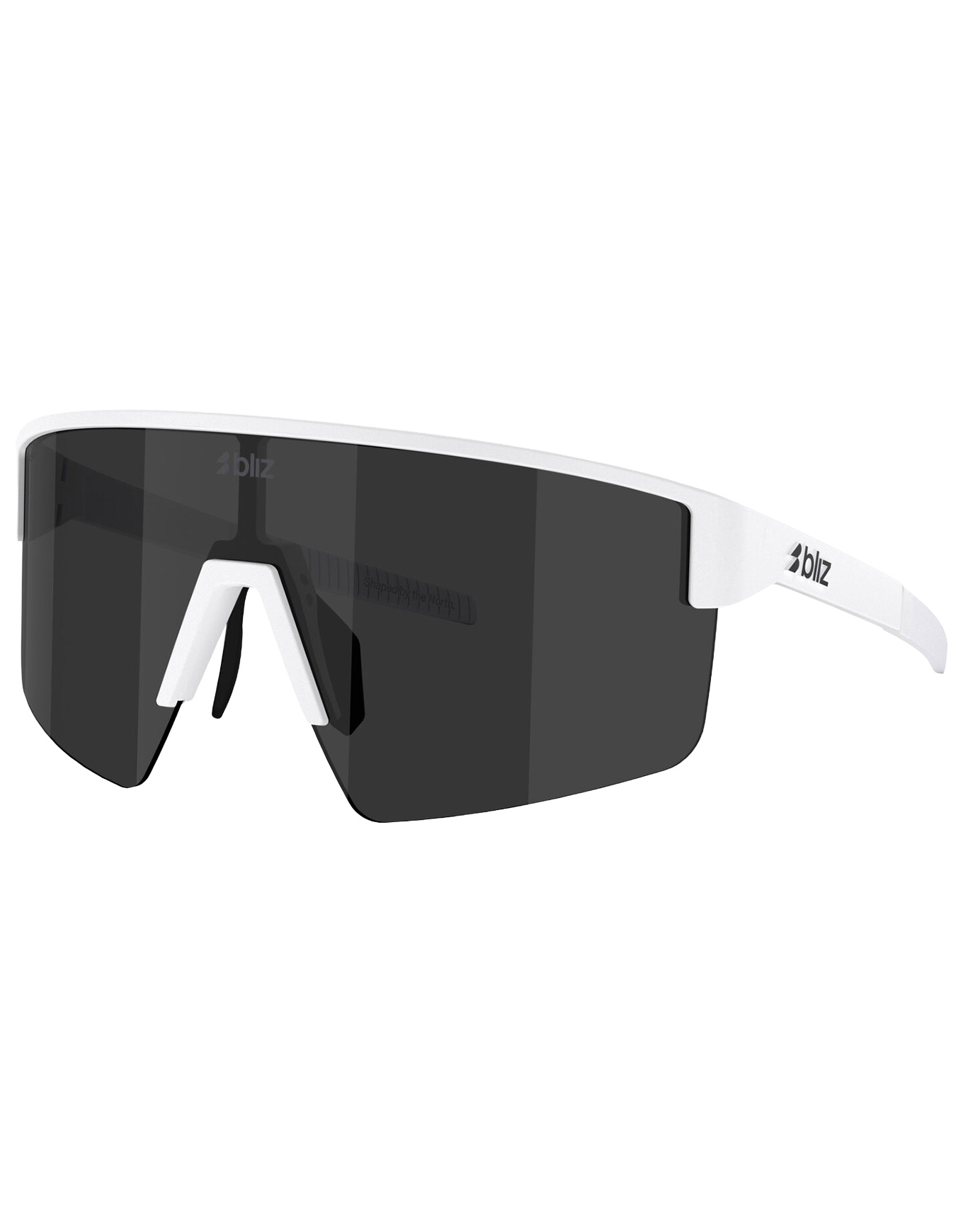Sonnenbrille P004 Small Matte White/Smoke Weiß