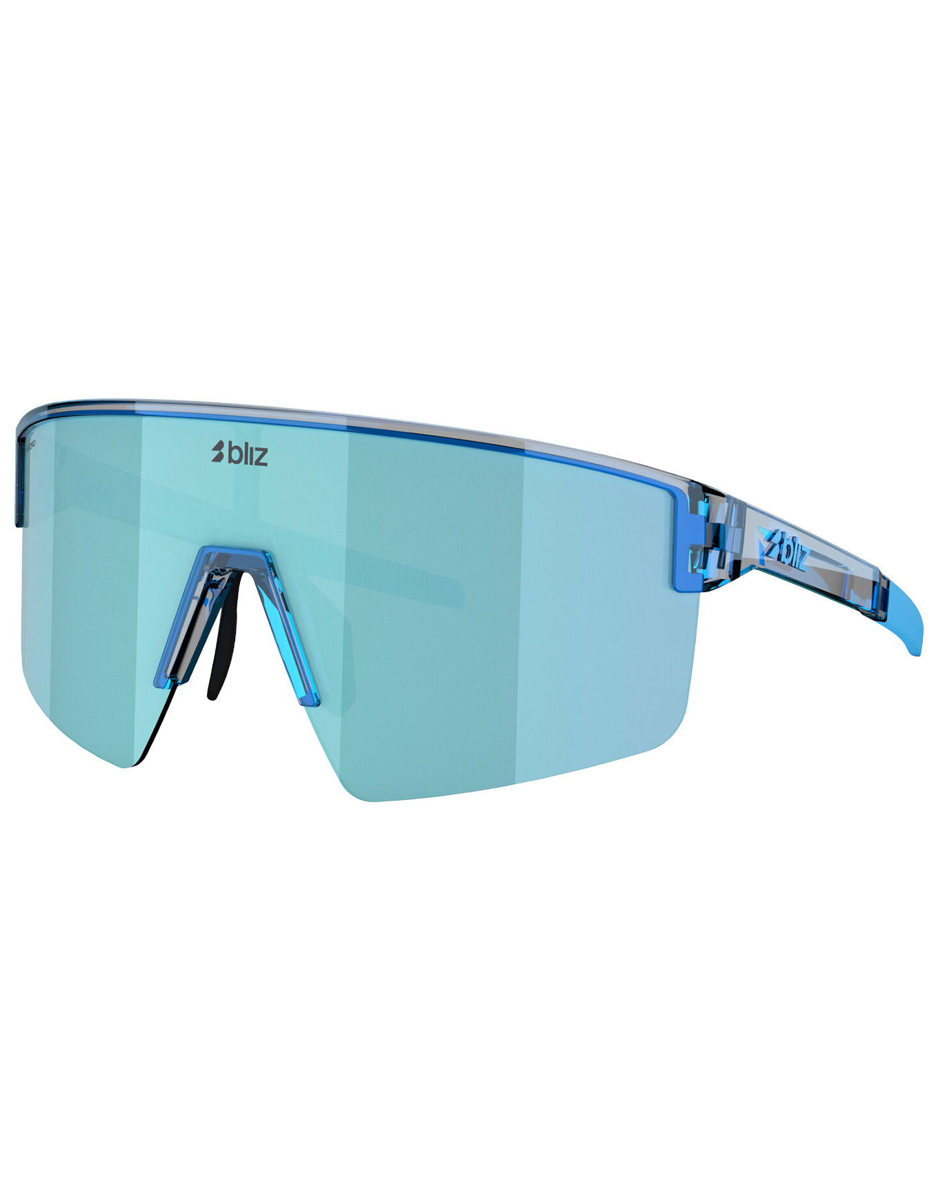 Lunettes de soleil - P004 Small Transparent Blue/Smoke - Bleu
