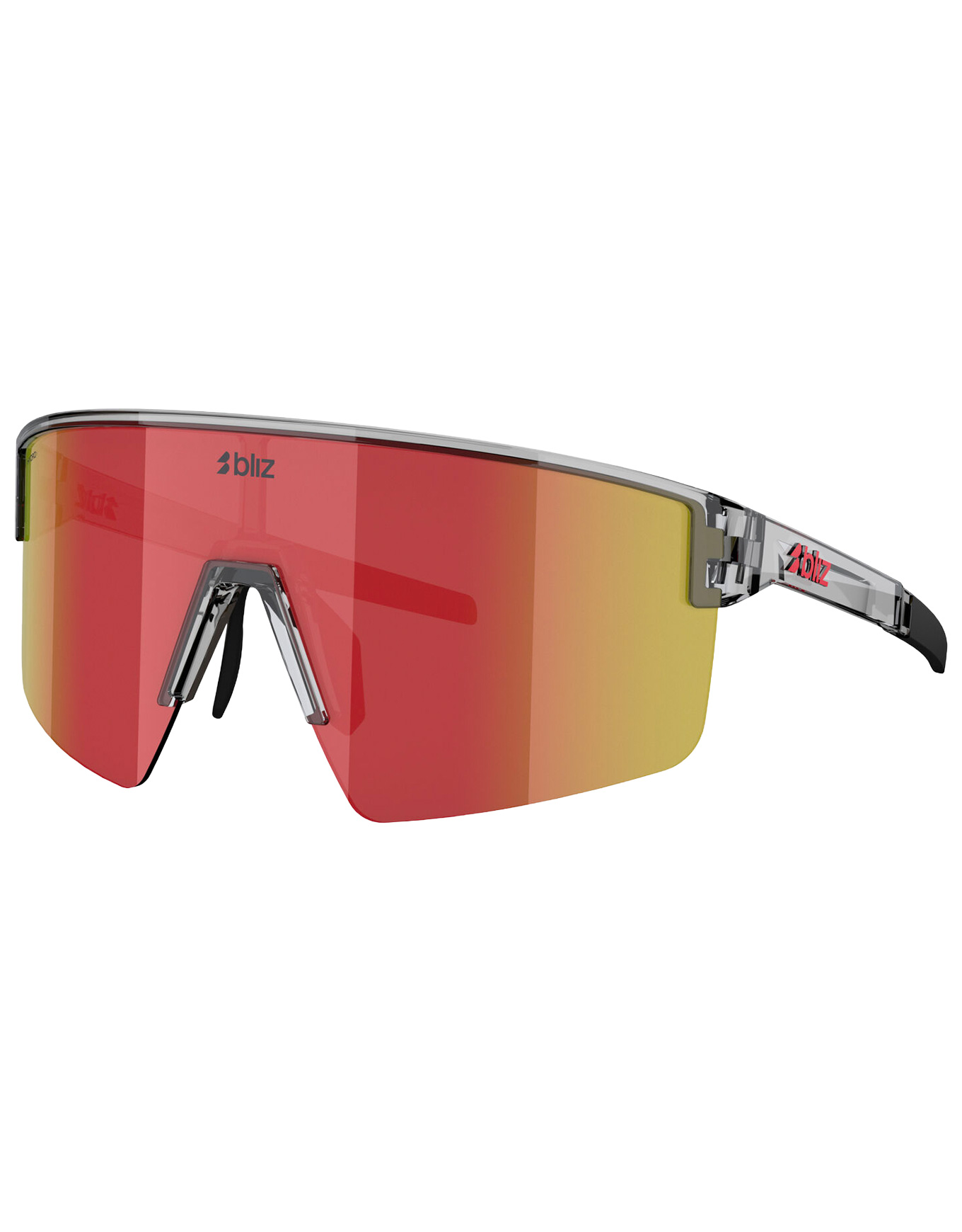 Sonnenbrille P004 Transparent Dark Grey/Brown Grau