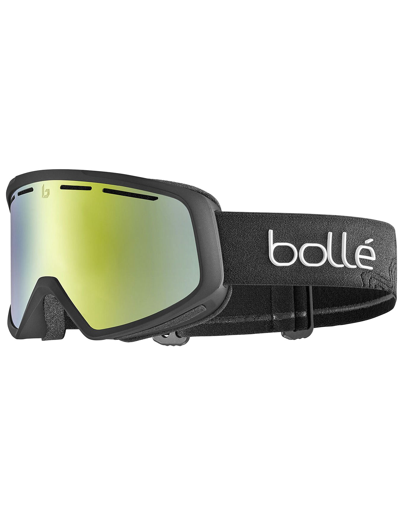 Skibrille Cascade Black Matte Sunshine schwarz