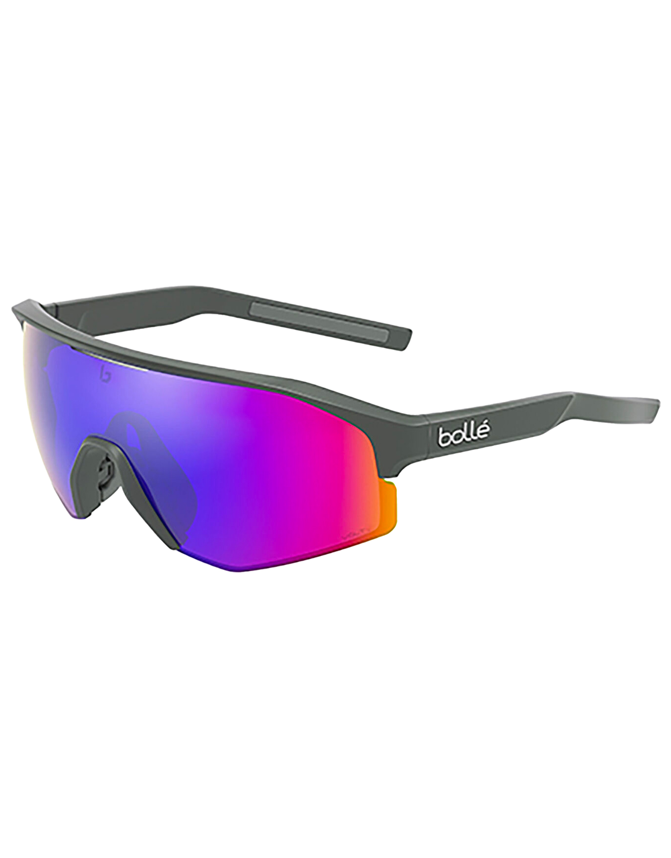 Sonnenbrille Lightshifter XL Titanium Matte Volt Ultraviolet schwarz