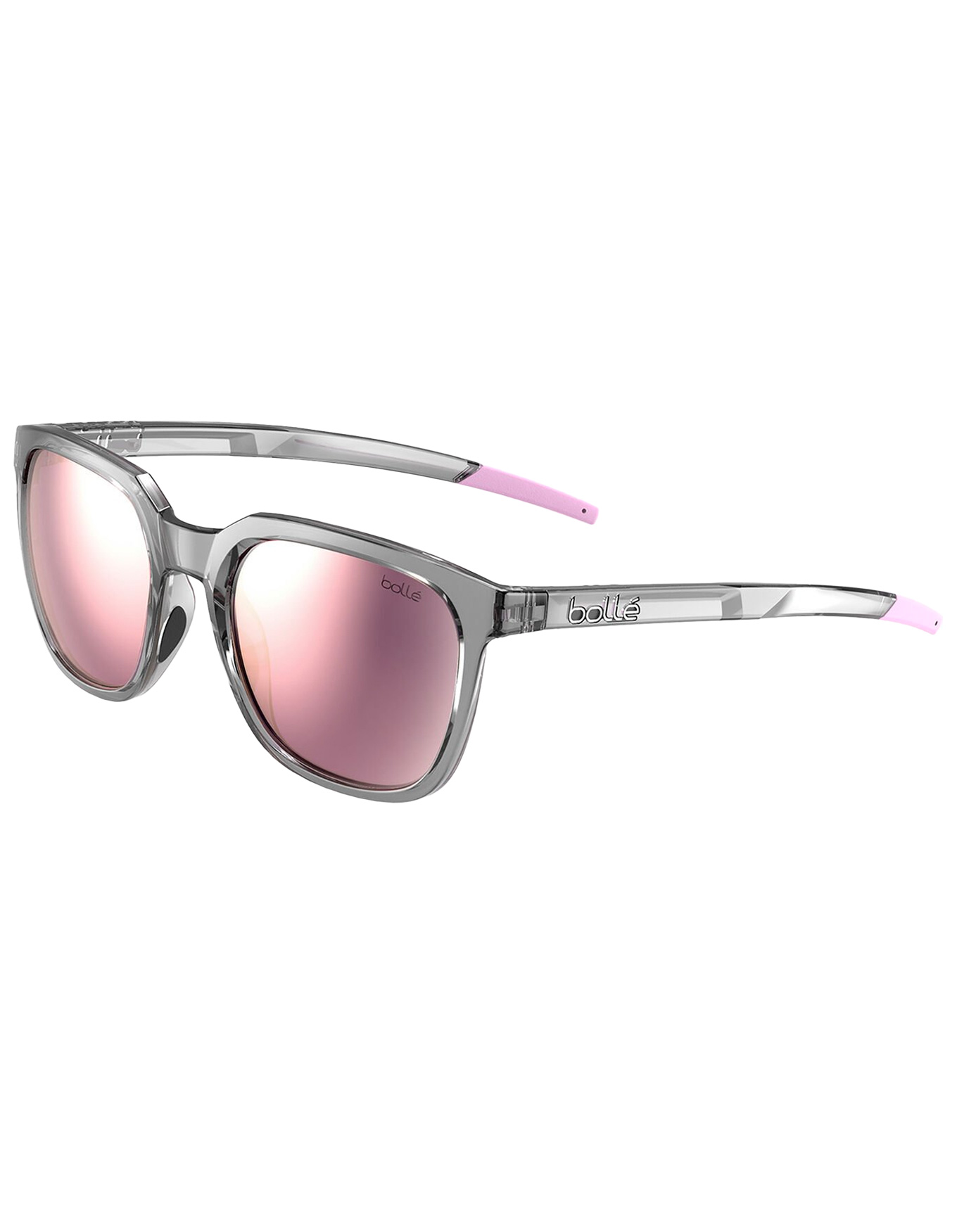 Polarisierte Sonnenbrille Talent 2.0 Grey Crystal Pink Brown Pink Polarized Größe S/M Grau