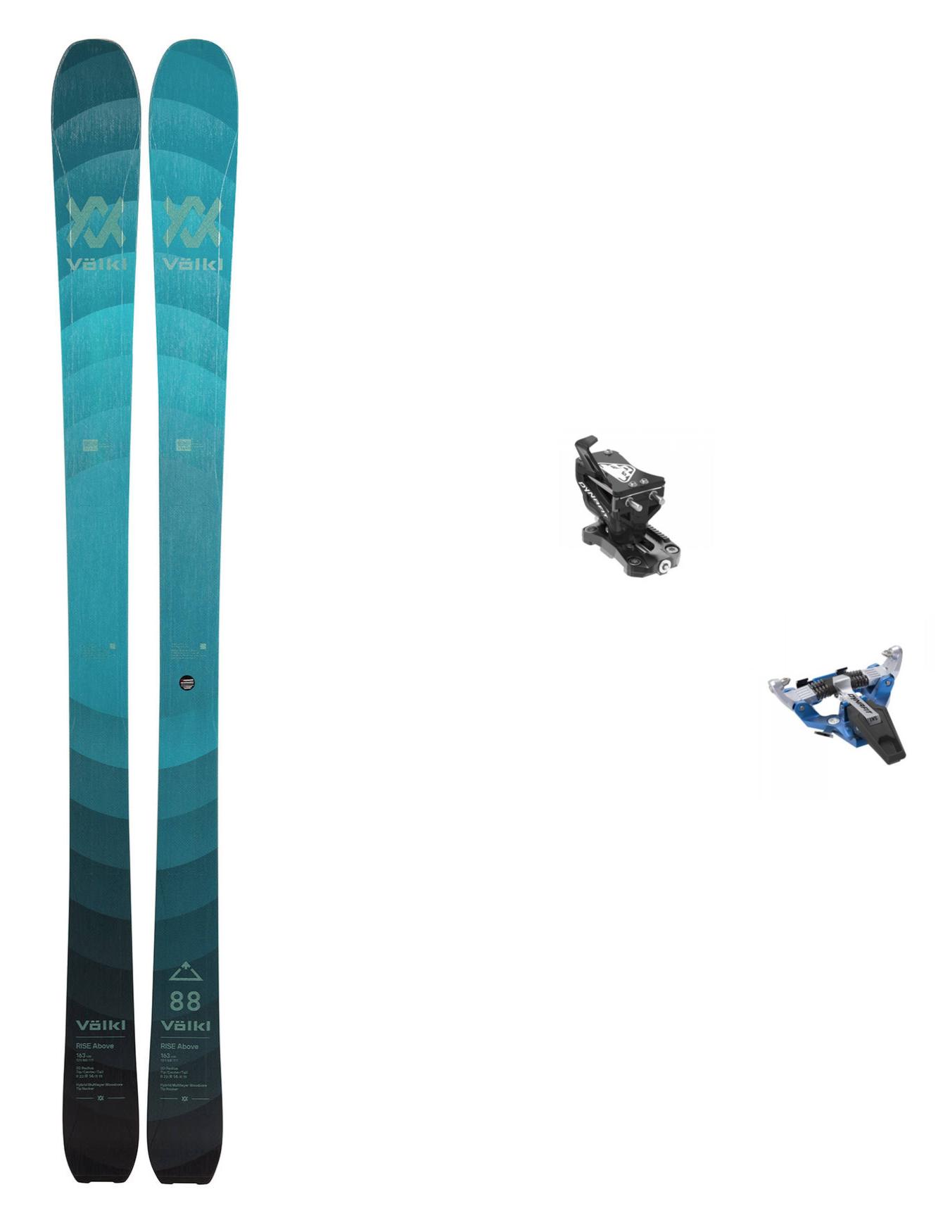 Tourenski Tourenski-Set Rise Above 88 W 2024 für Damen Blau