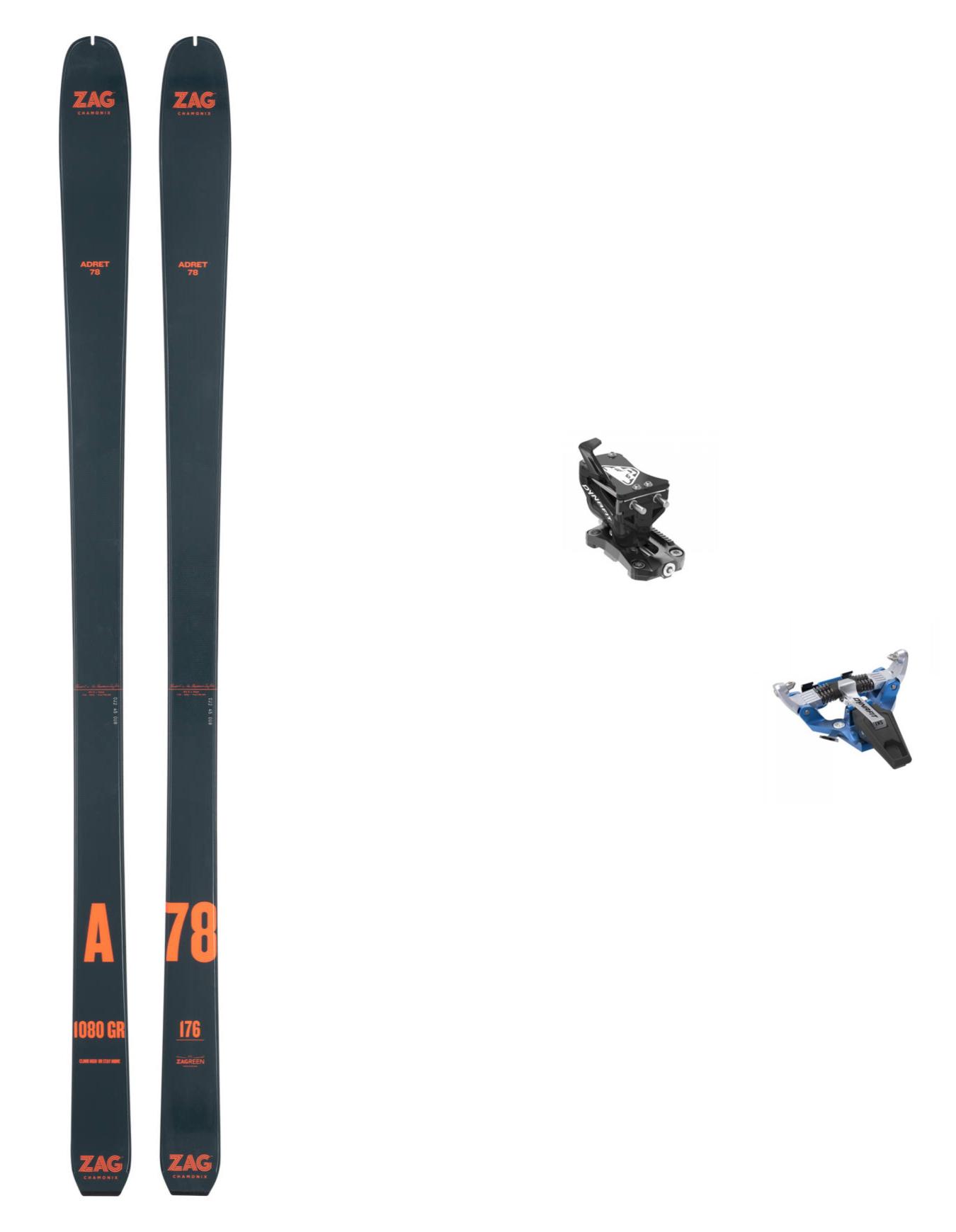 Packs skis de randonnée - Skis de randonnée - Pack Adret 78 2025 en Bois - Navy