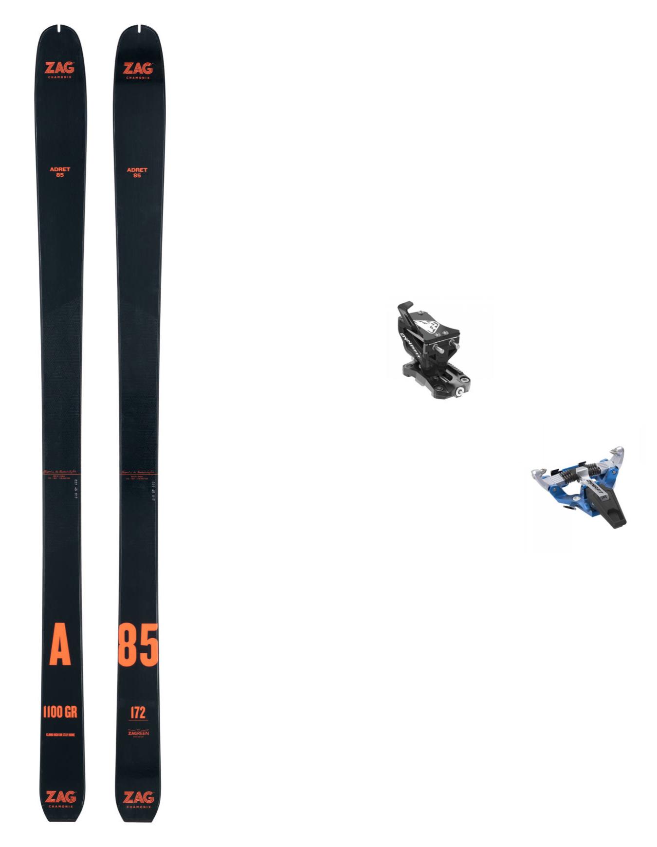 Packs skis de randonnée - Skis de randonnée - Pack Adret 85 2025 en Bois - Noir