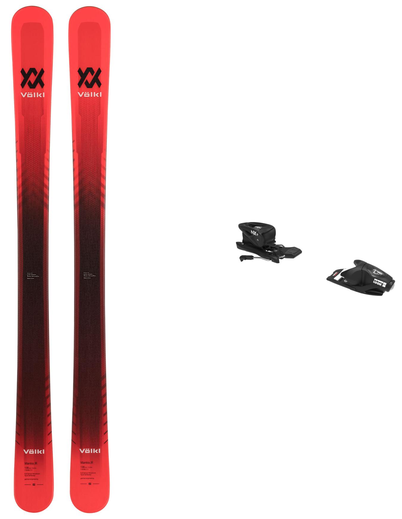 Ski Set inkl. Bdg. Freeride-Ski Alpinski-Set Mantra Junior 2024 aus Wolle Rot