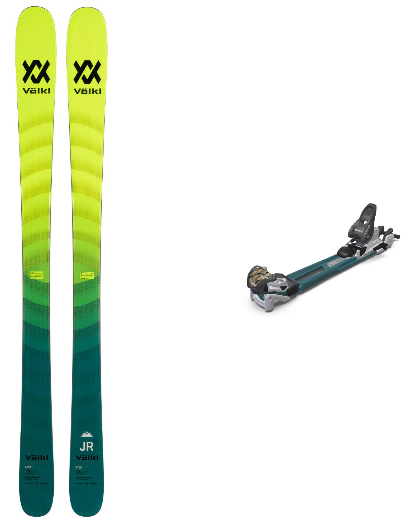 Tourenski Tourenski-Set Rise Junior 2024 aus Wolle Grün