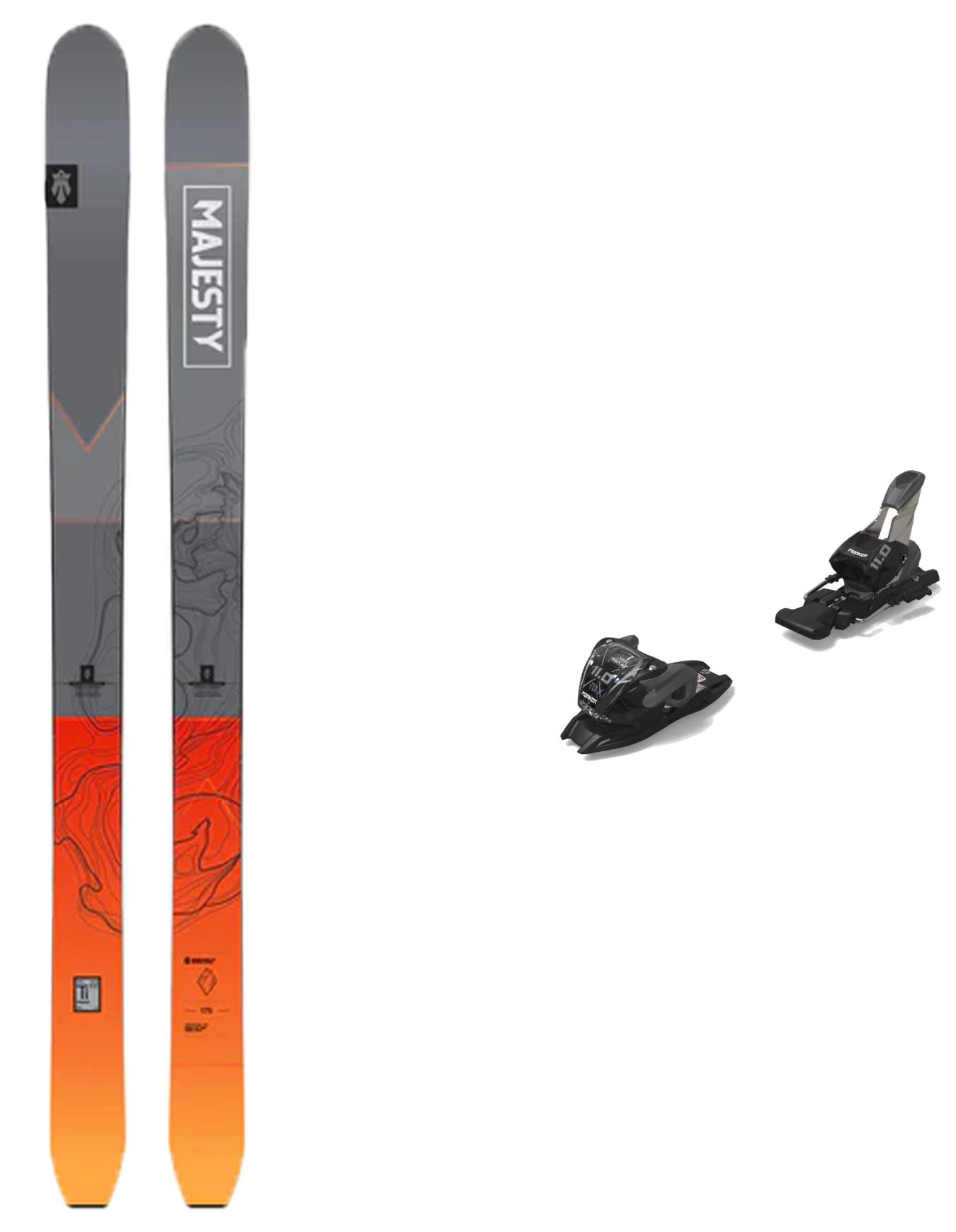 Ski Set inkl. Bdg. Freeride-Ski Alpinski-Set Havoc 100 Ti 2024 Grau,Violett