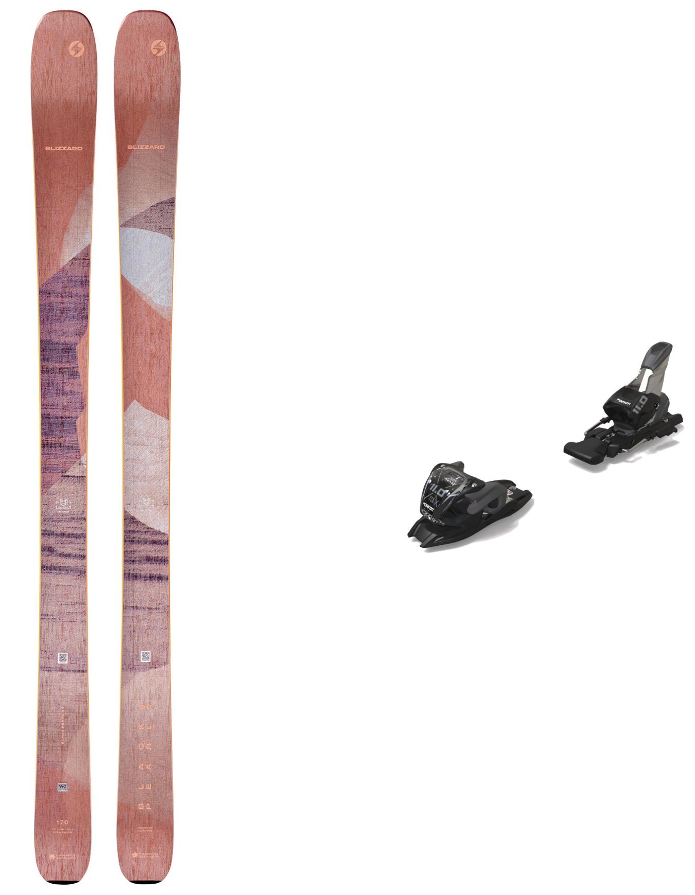 Ski Set inkl. Bdg. All-Mountain Skier Pack Black Pearl 94 2026 für Damen Rosa