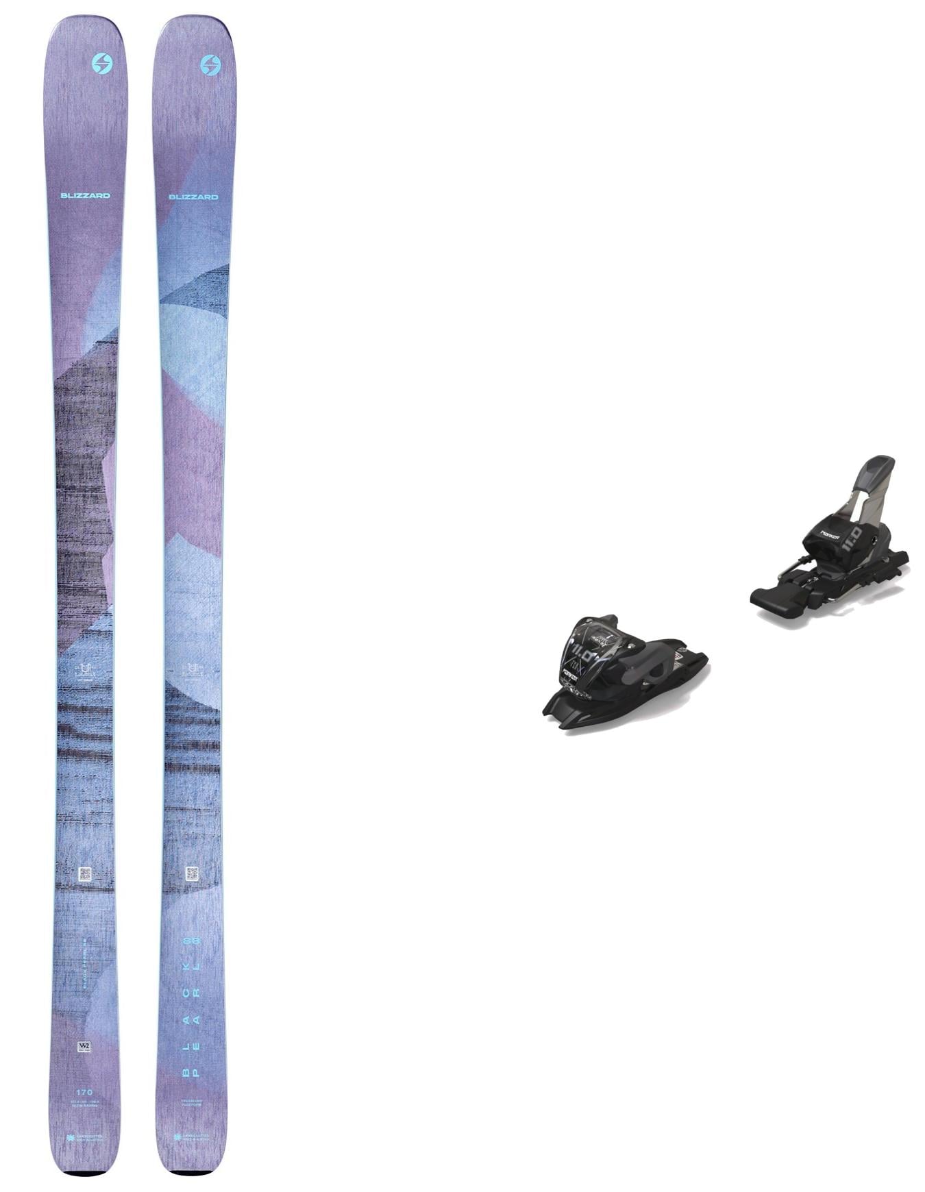 Ski Set inkl. Bdg. All-Mountain Skier Pack Black Pearl 88 2026 für Damen Violett