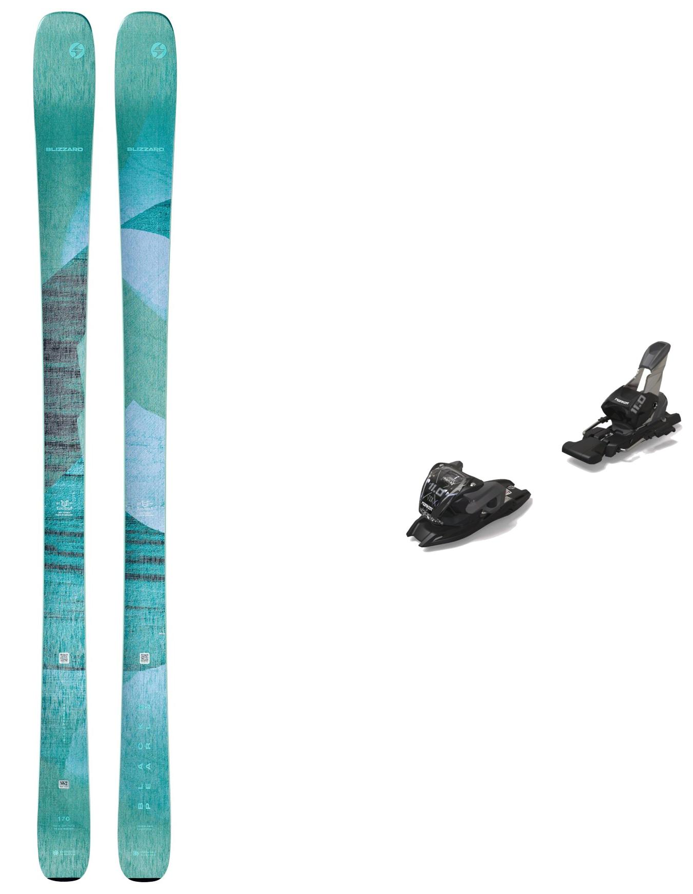 Ski Set inkl. Bdg. All-Mountain Skier Pack Black Pearl 84 2026 für Damen Grün