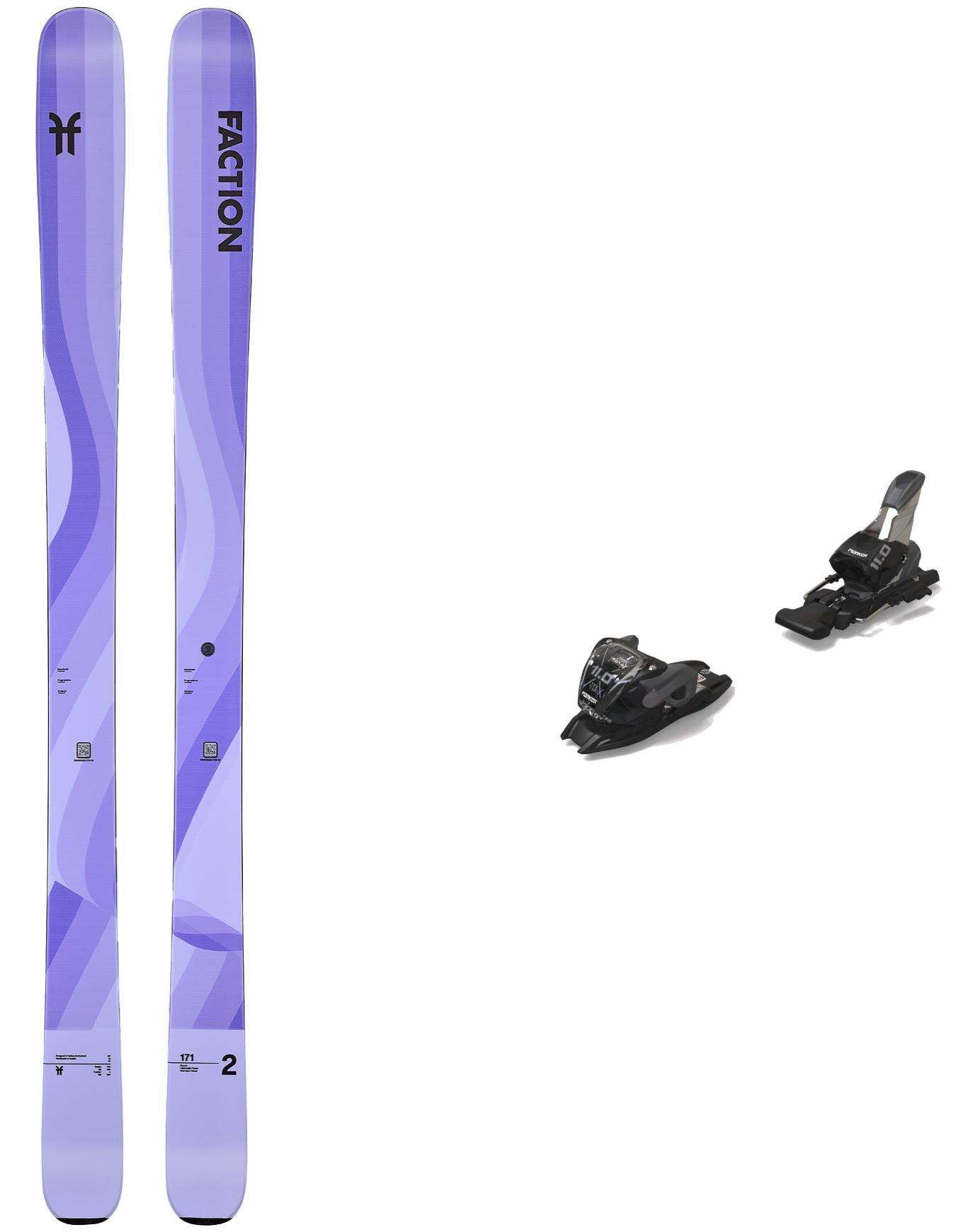 Ski Set inkl. Bdg. All-Mountain-Ski Pack Dancer 2 Purple 2026 aus Holz Violett