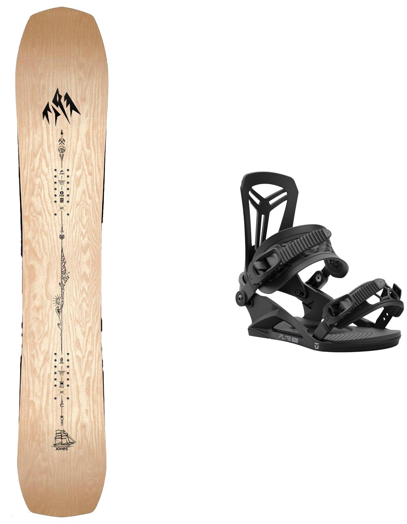 Snowboard Freeride Pack Flagship 2026 für Herren aus Wolle Braun