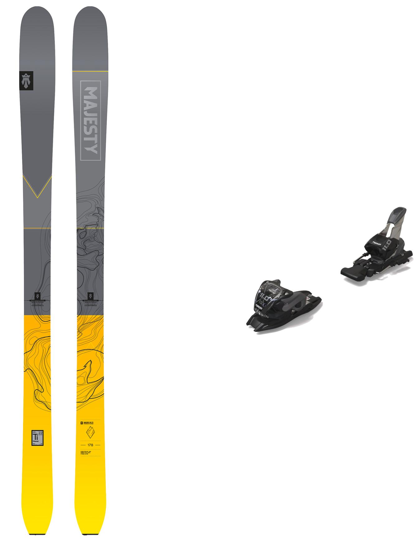 Ski Set inkl. Bdg. All-Mountain Skier Pack Havoc 90 Ti 2025 Gelb