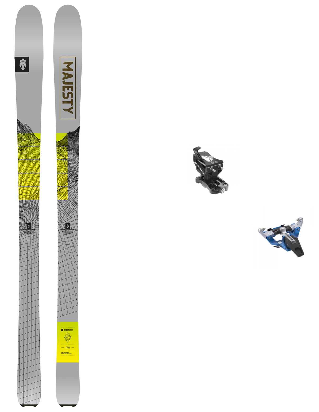 Skier für Wanderungen Pack Superscout 2025 aus Wolle Weiß