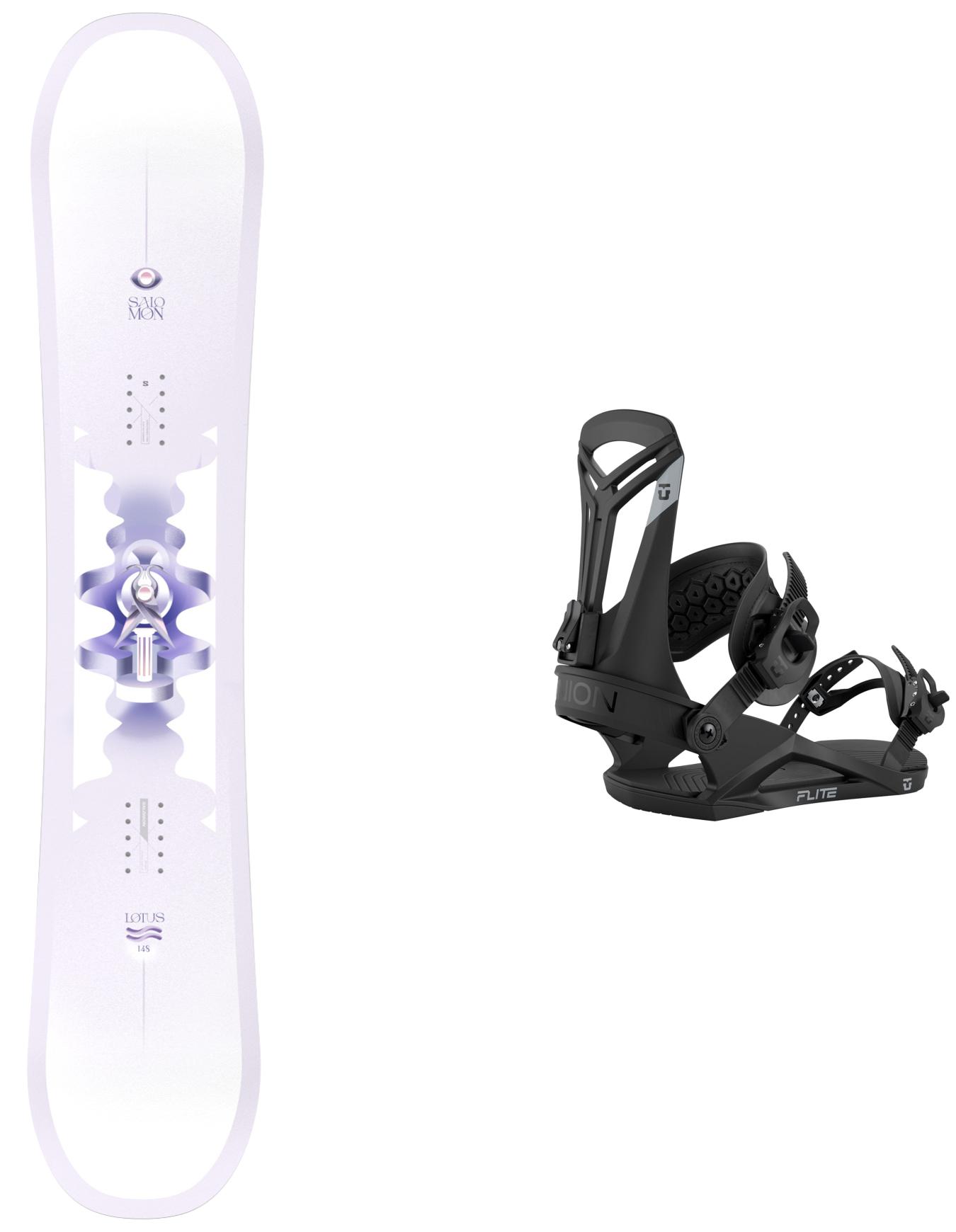 All-Mountain Snowboard Pack Lotus 2026 für Damen aus Wolle Weiß