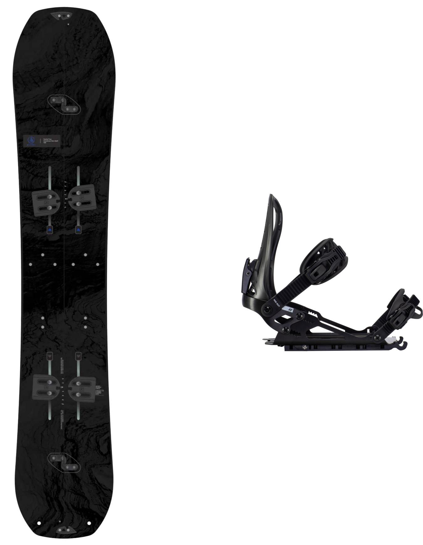 Splitboard Pack Family Tree Hometwn Hero Spt 2025 schwarz