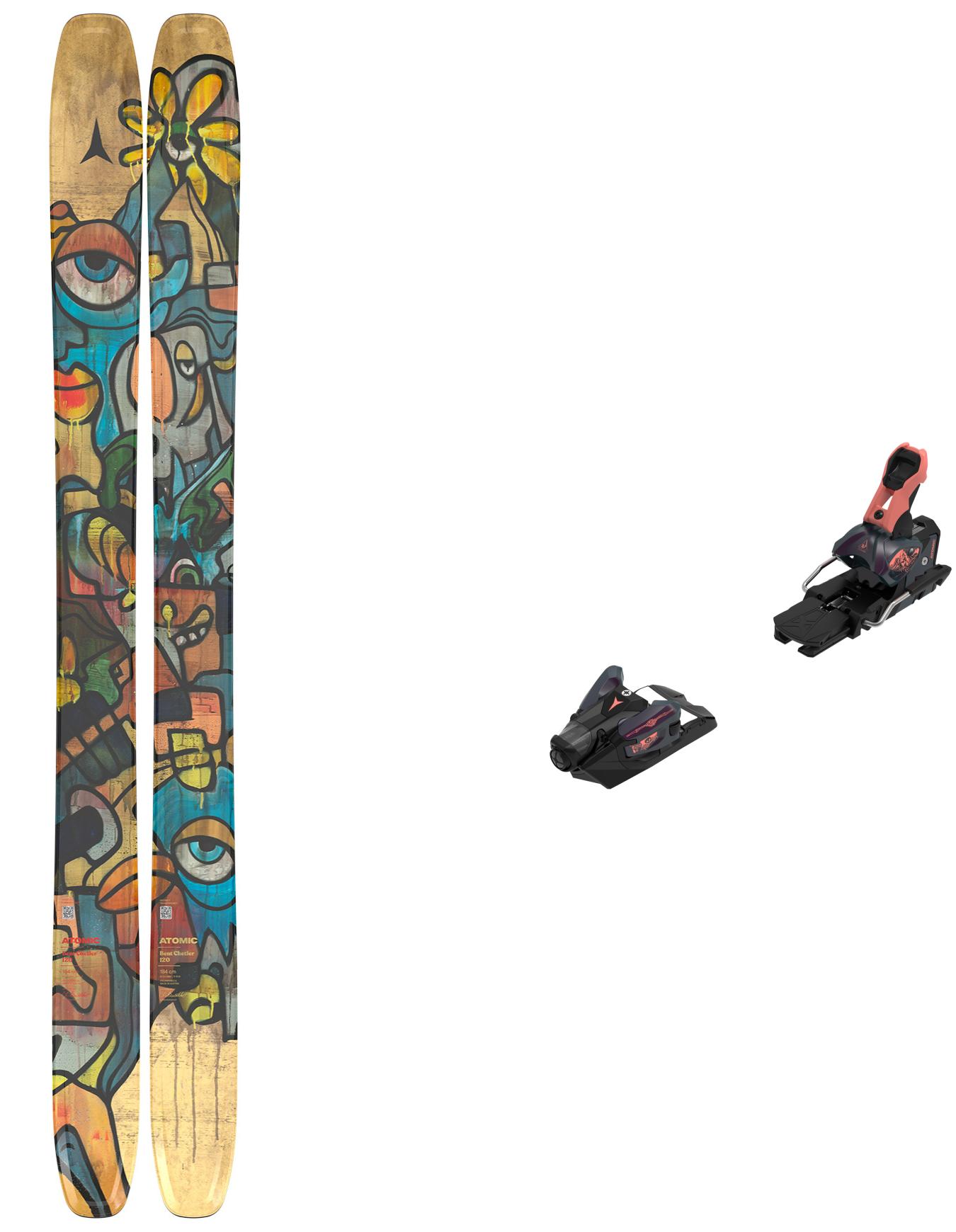 Ski Set inkl. Bdg. Freeride Ski Pack Bent Chetler 120 2026 aus Wolle