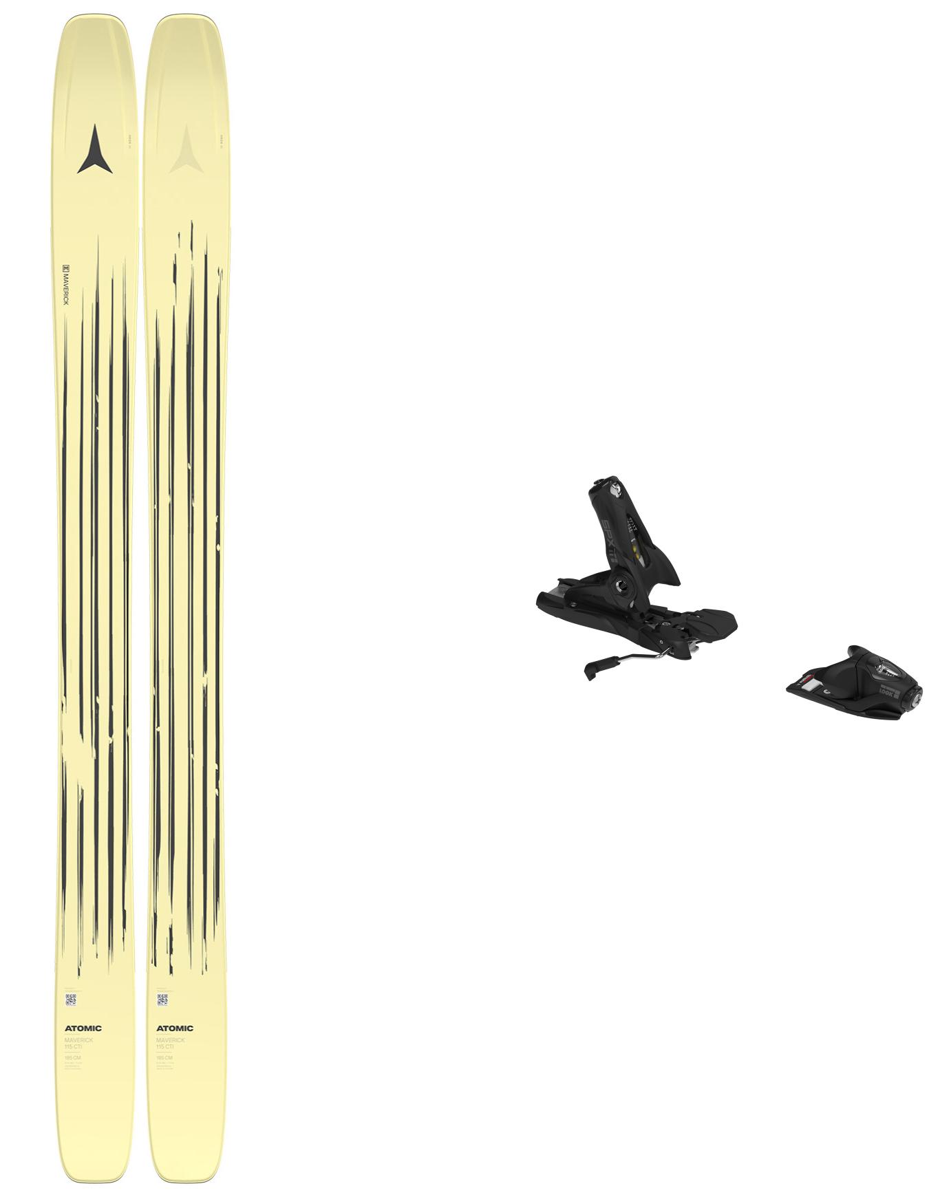 Packs (skis + fix) - Skis freeride - Pack Maverick 115 CTI 2026 en Titane